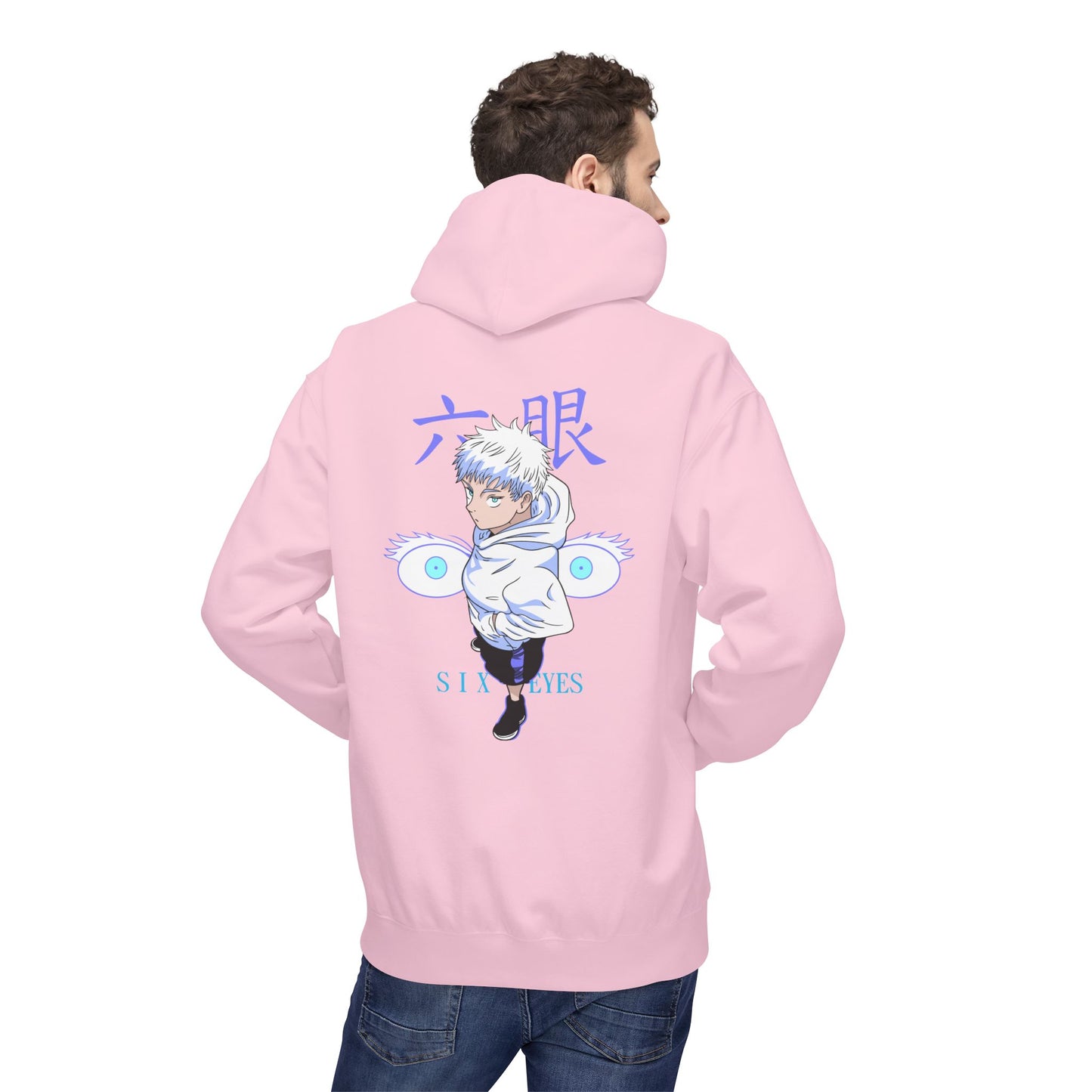 Jujutsu Kaisen Satoru Gojo Hoodie — Six Eyes Graphic Anime Pullover