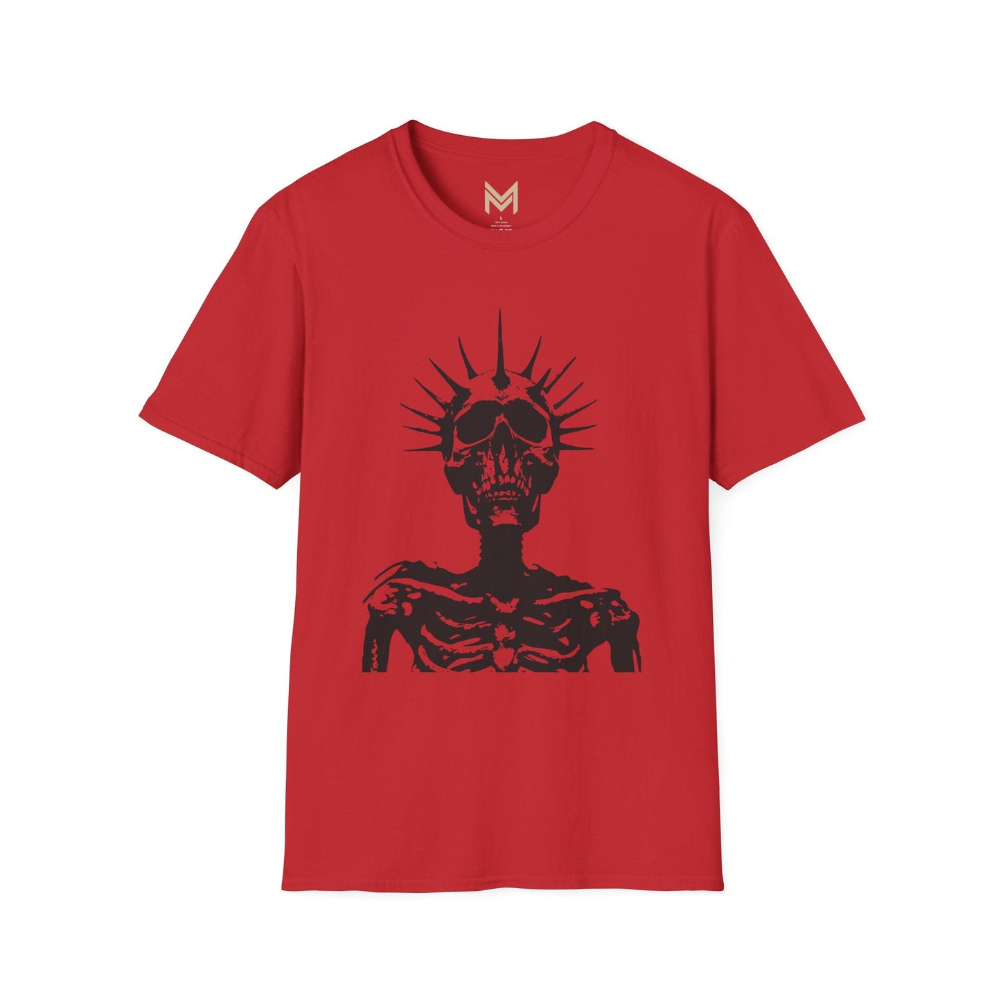 Edgy Skeleton Graphic Tee | Unisex Softstyle T-Shirt, Halloween Costume, Alternative Fashion, Gift for Him/Her, Casual Wear Printify