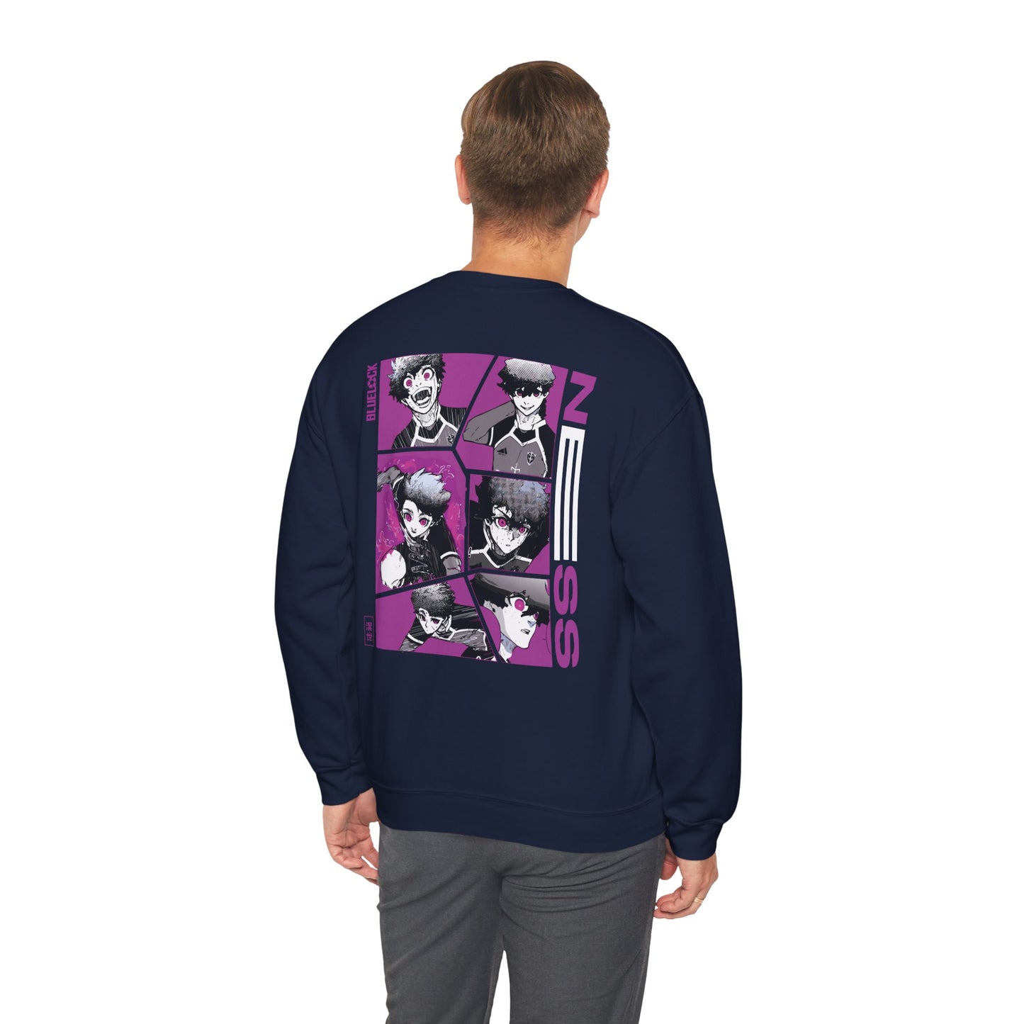 Ness "Brain" Blue Lock Heavyweight Tee | Maklenn