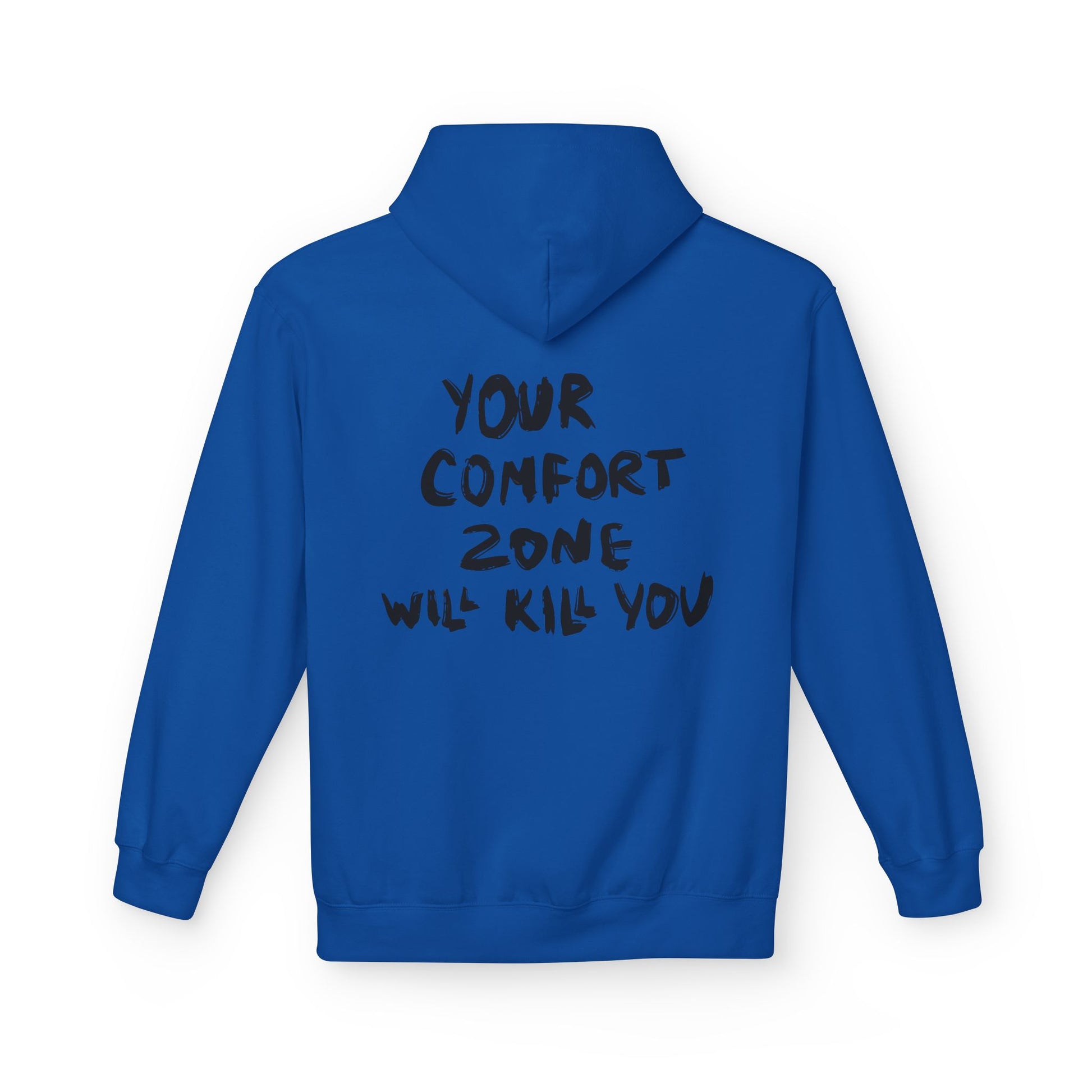 Comfort Zone Hoodie - Inspirational Quote Sweater, Motivational Gift, Cozy Fleece, Unisex Apparel for Everyday Wear, Perfect for [...] Printify