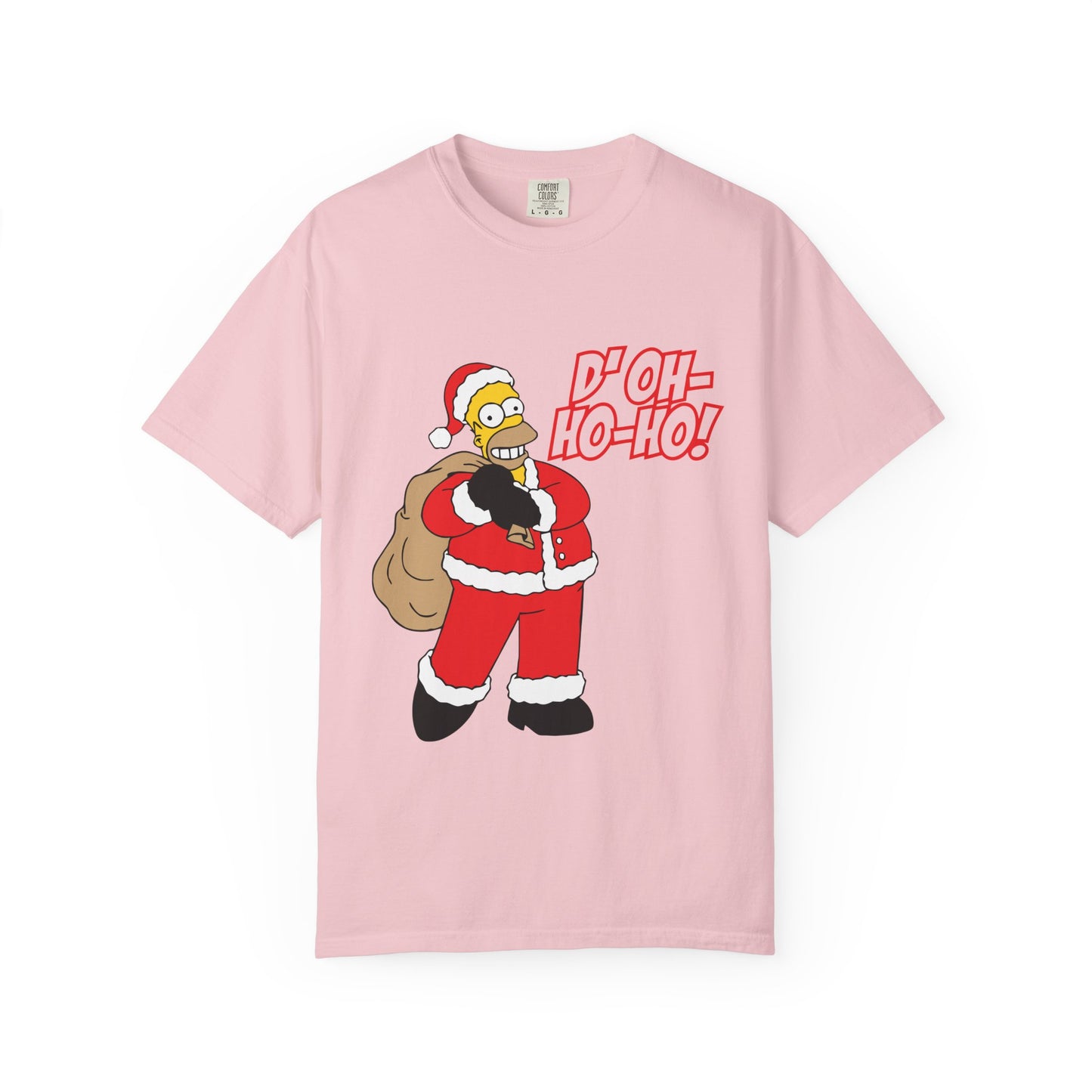 Holiday Cartoon Santa Tee — "D'oh-Ho-Ho!" Christmas T-Shirt Printify