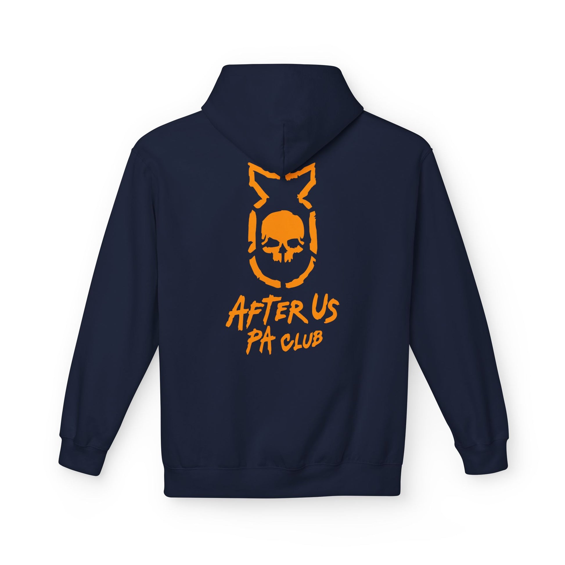 Edgy Unisex Fleece Hoodie - After Us PA Club, Casual Streetwear, Gift for Music Lovers, Home Lounge Wear, Unique Graphic Design Printify