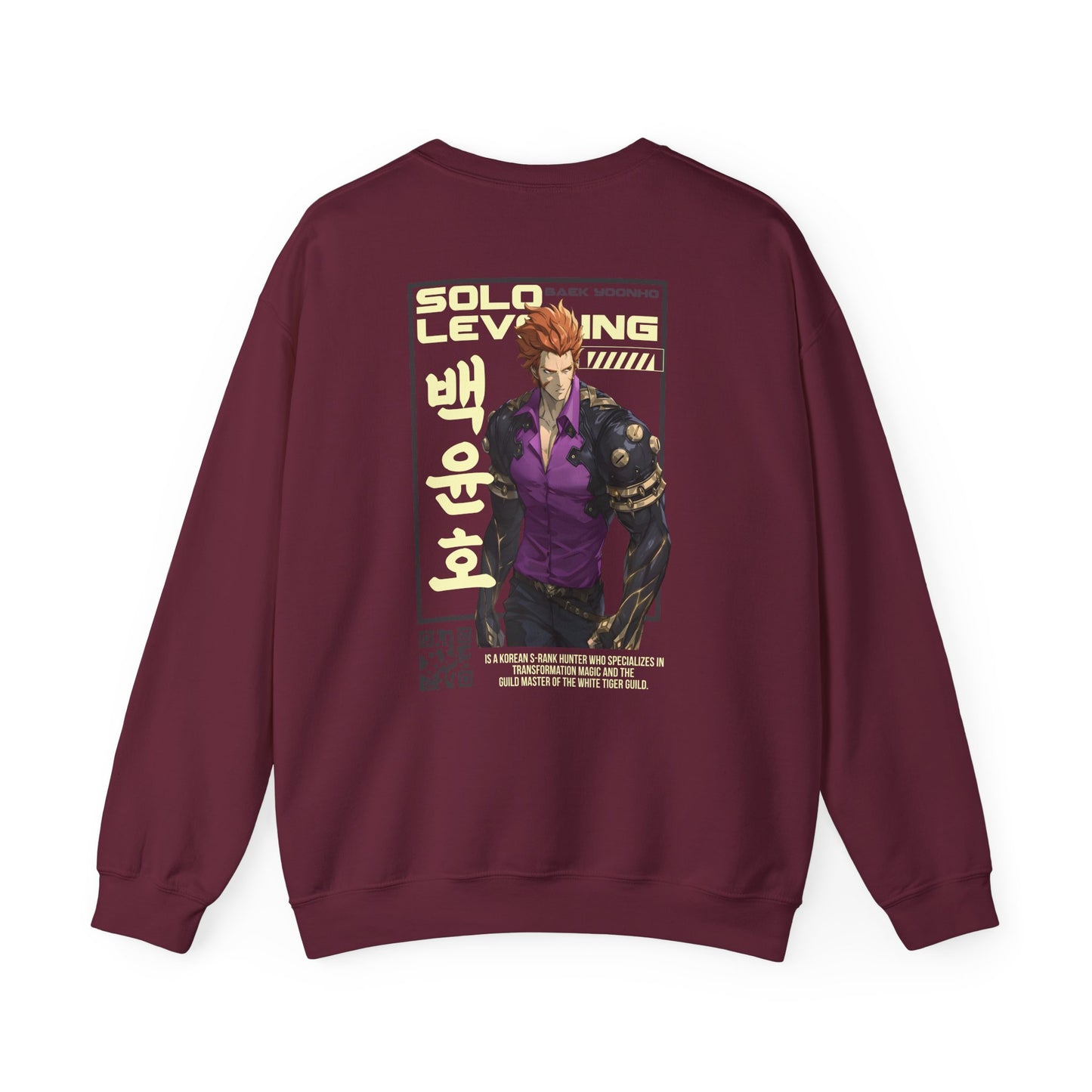 Solo Leveling Crewneck Sweatshirt — Anime Character Graphic Pullover