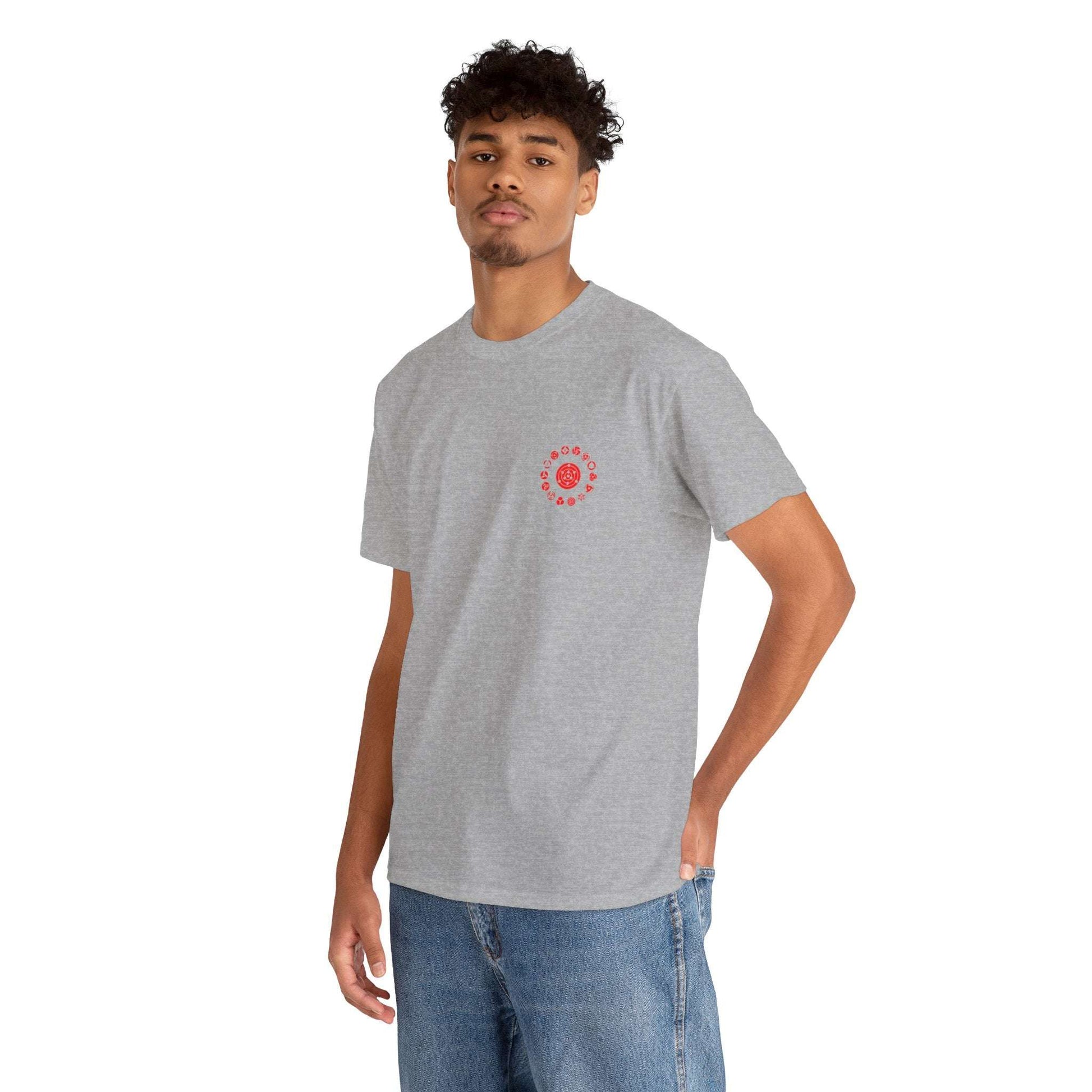 Anime Demon Trio Graphic Tee — Back Print with Small Front Logo Maklenn Anime Demon Trio Graphic Tee — Back Print with Small Front Logo T-Shirt Maklenn www.maklenn.com India 21.80