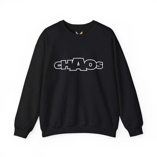 Chaos Unisex Heavy Blend™ Crewneck Sweatshirt | Cozy Streetwear, Casual Outfit, Trendy Gift, Everyday Wear, Graphic Apparel, Unisex Top - Maklenn