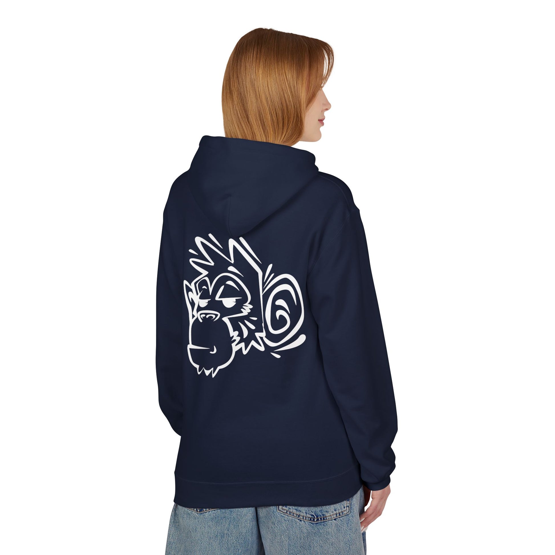 Stylish Unisex Fleece Hoodie with Unique Monkey Design - Perfect for Casual Wear, Gifts, Kids, Birthdays, and Events Printify
