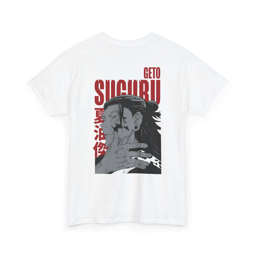 Jujutsu Kaisen Geto Suguru Graphic Tee — Anime Back Print with Japanese Text Maklenn Jujutsu Kaisen Geto Suguru Graphic Tee — Anime Back Print with Japanese Text T-Shirt Maklenn www.maklenn.com India 21.80