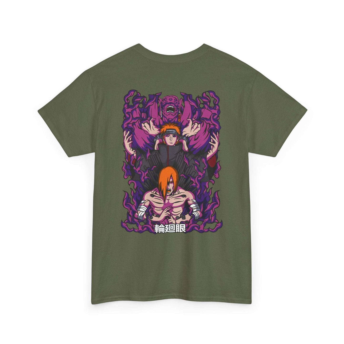 Anime Demon Trio Graphic Tee — Back Print with Small Front Logo Maklenn Anime Demon Trio Graphic Tee — Back Print with Small Front Logo T-Shirt Maklenn www.maklenn.com India 21.80