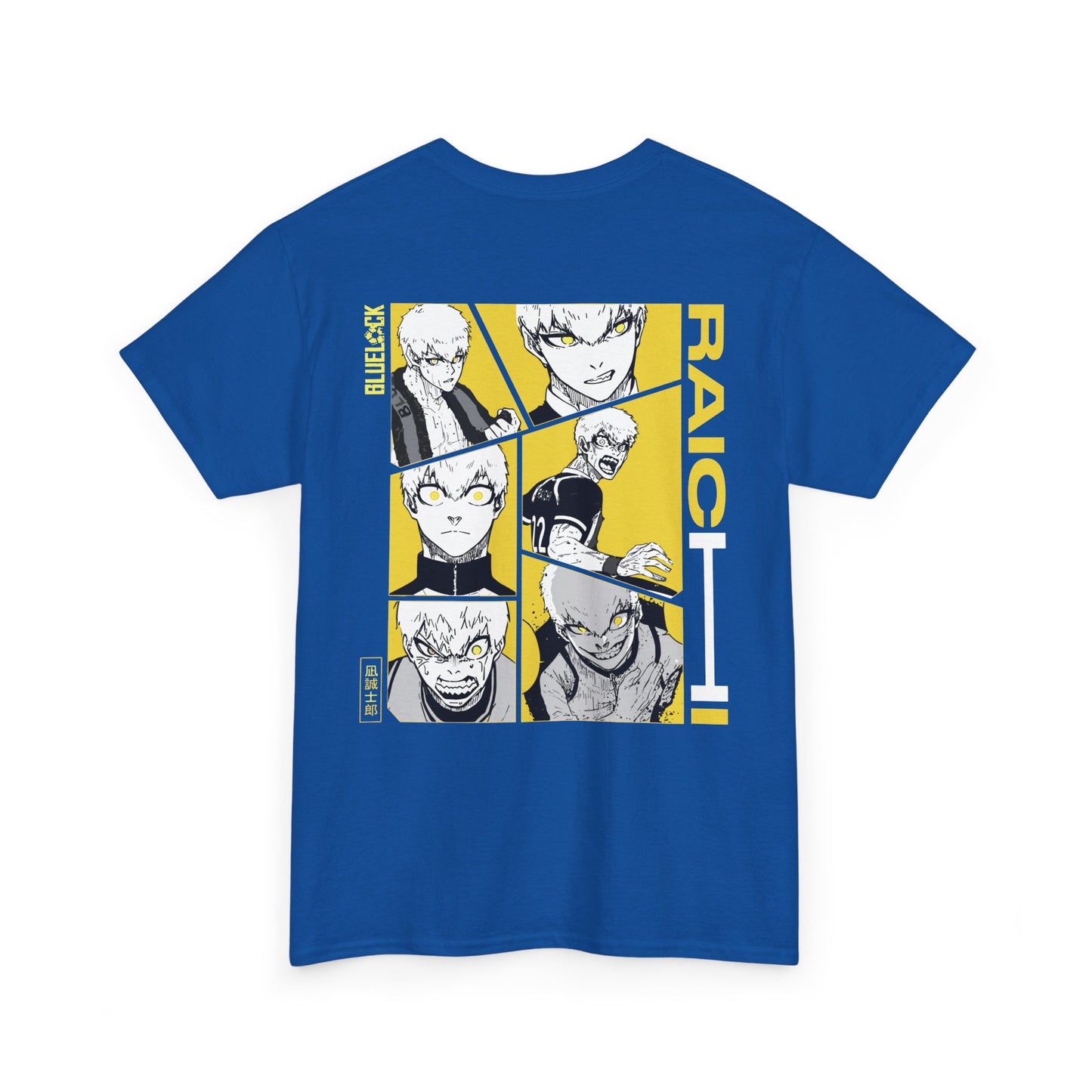 Raichi "Heat" Blue Lock Heavyweight Tee | Maklenn