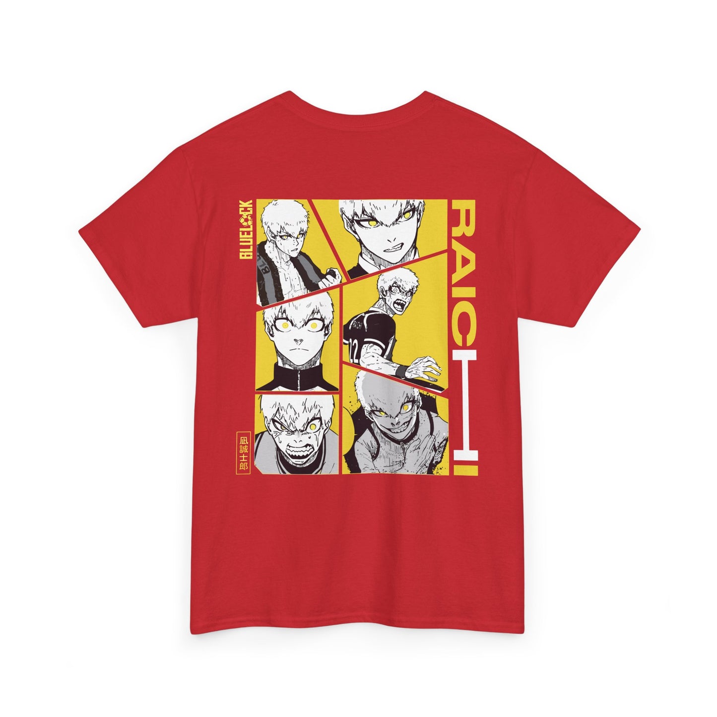Raichi "Heat" Blue Lock Heavyweight Tee | Maklenn