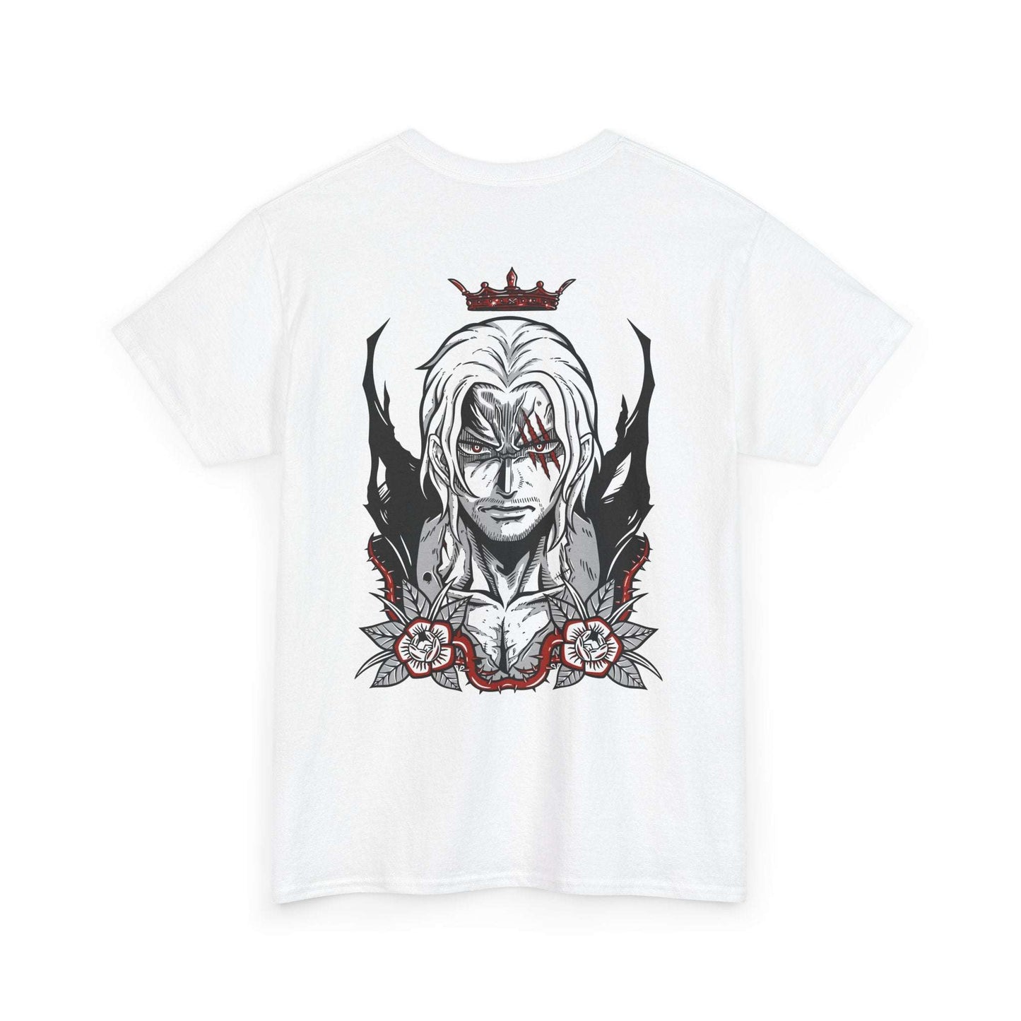 One Piece Anime Tee — White 'King' Pirate Skull Chest & Back Graphic Shirt Maklenn One Piece Anime Tee — White 'King' Pirate Skull Chest & Back Graphic Shirt T-Shirt Maklenn www.maklenn.com India 21.80