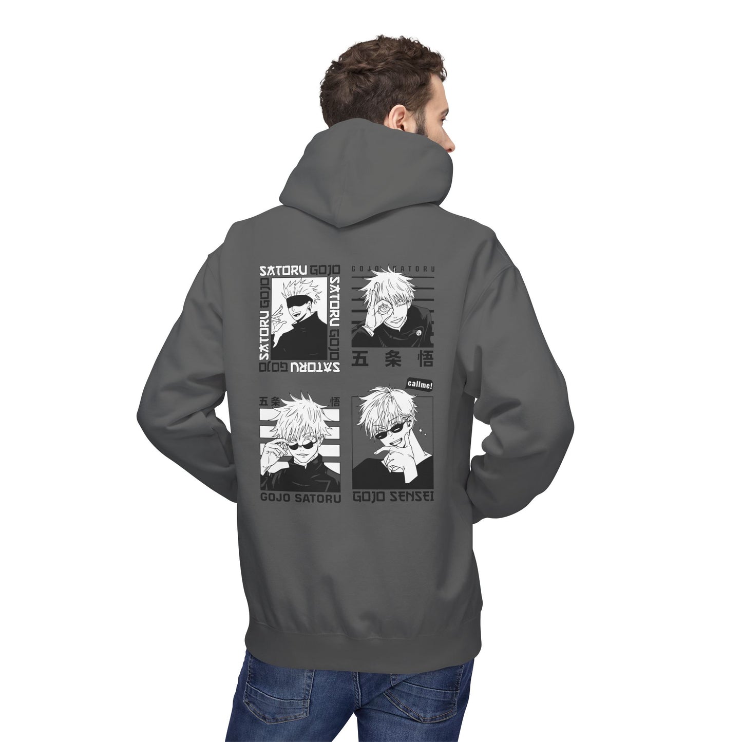 Jujutsu Kaisen Hoodie — Gojo & Characters Graphic Anime Pullover