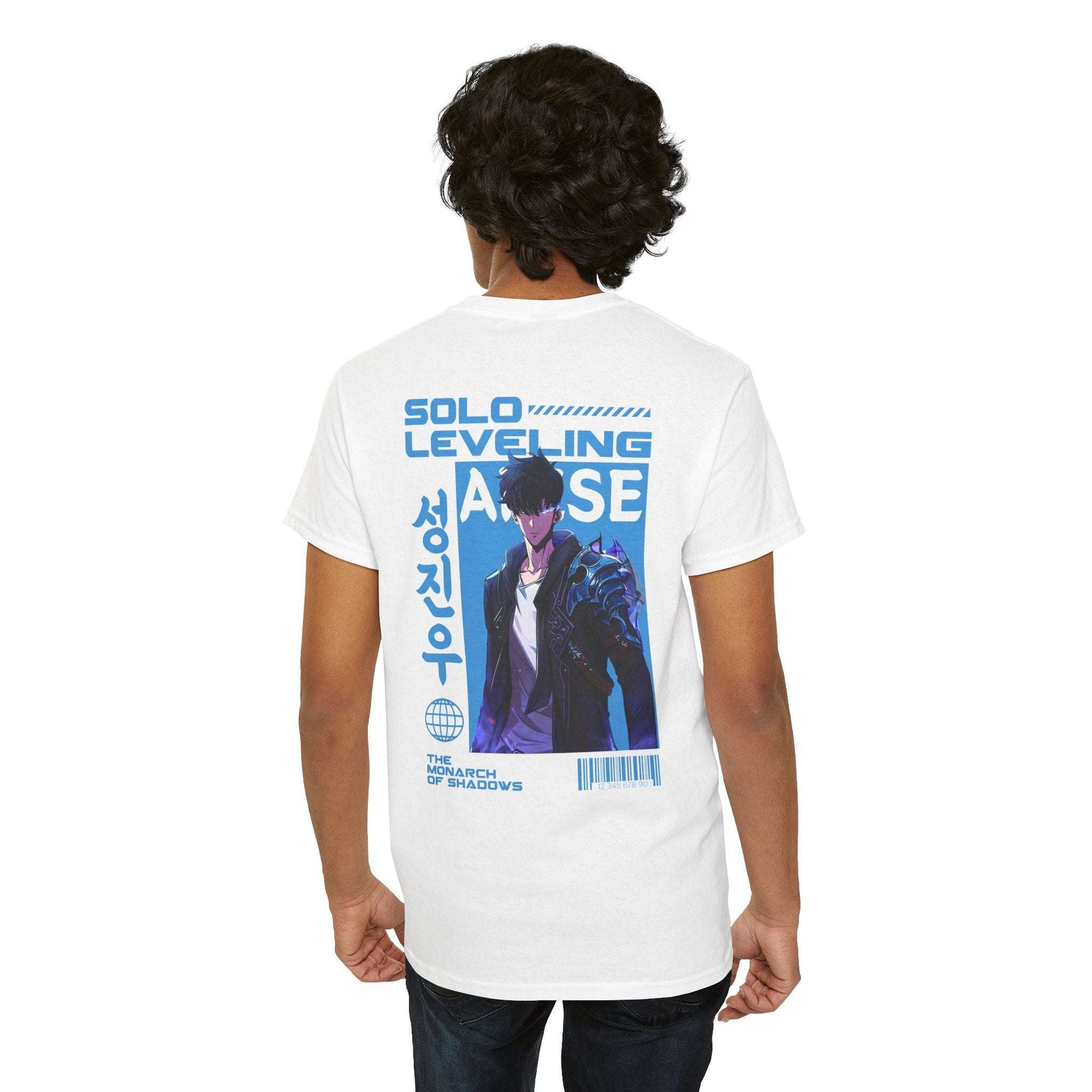 Solo Leveling Graphic Tee — Sung Jinwoo Anime-Inspired Shirt Maklenn Solo Leveling Graphic Tee — Sung Jinwoo Anime-Inspired Shirt T-Shirt Maklenn www.maklenn.com India 21.80