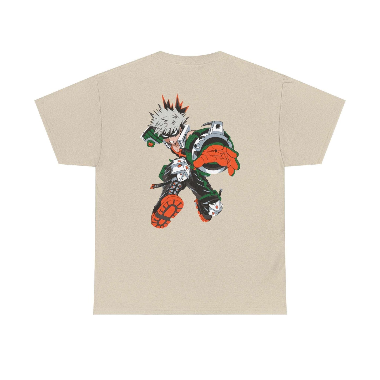 Anime Graphic Tee — Dynamic Action Back Print with Small Chest Logo Maklenn Anime Graphic Tee — Dynamic Action Back Print with Small Chest Logo T-Shirt Maklenn www.maklenn.com India 21.80