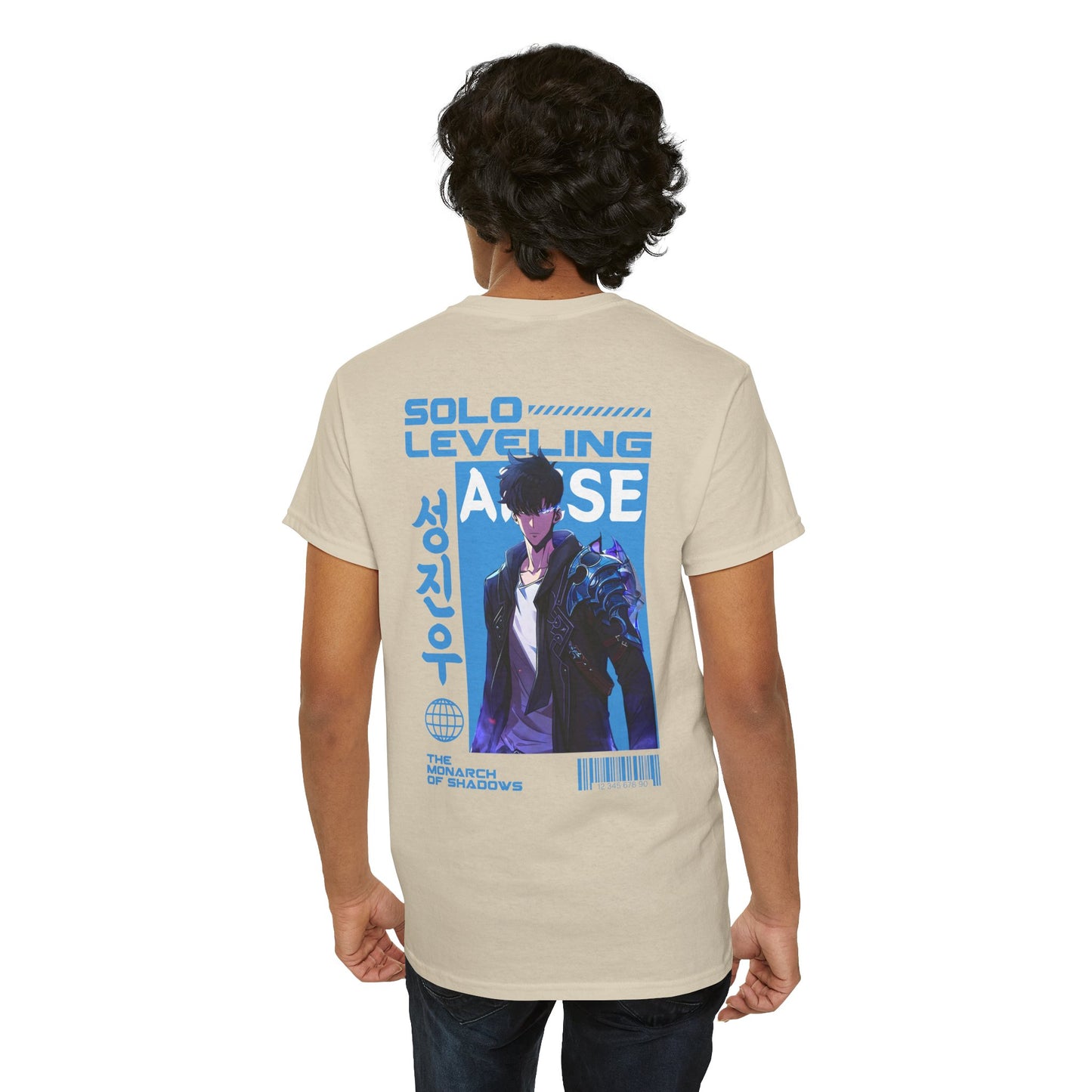 Solo Leveling Graphic Tee — Sung Jinwoo Anime-Inspired Shirt