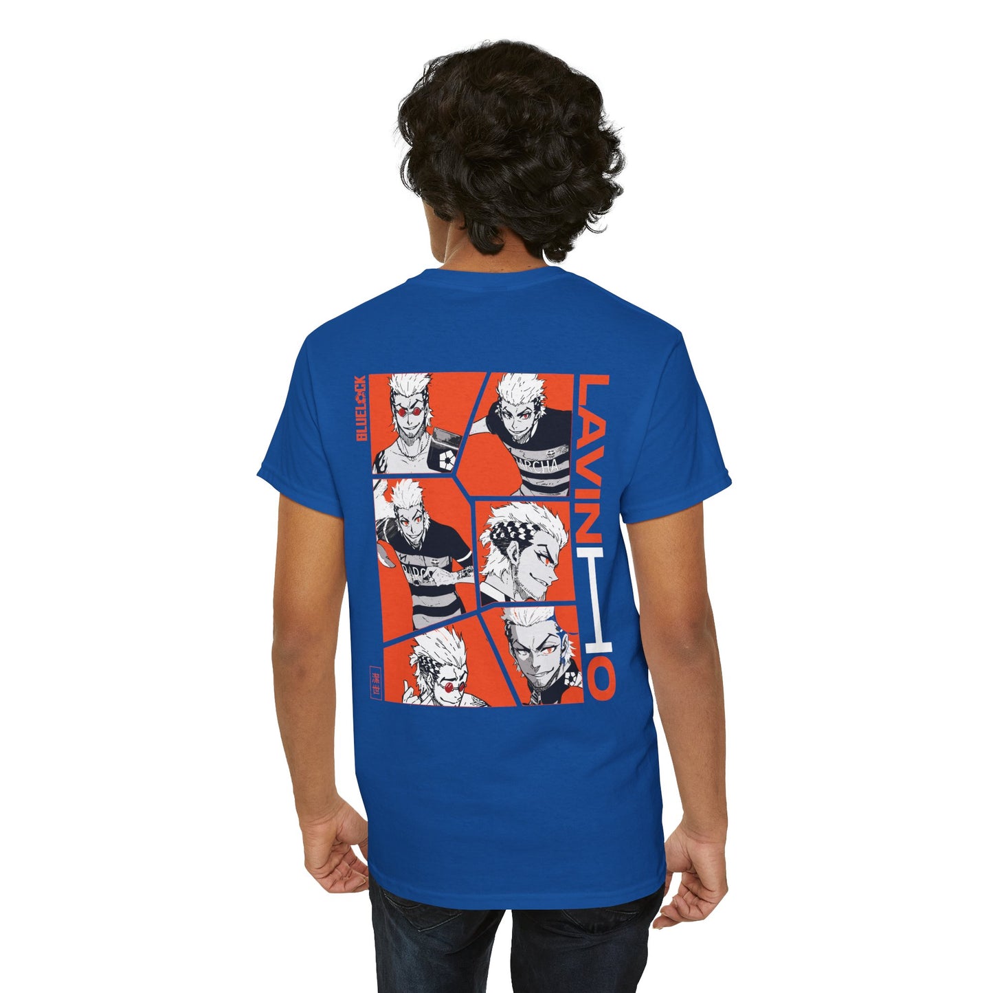 Lavinho "Samba Star" Blue Lock Heavyweight Tee | Maklenn
