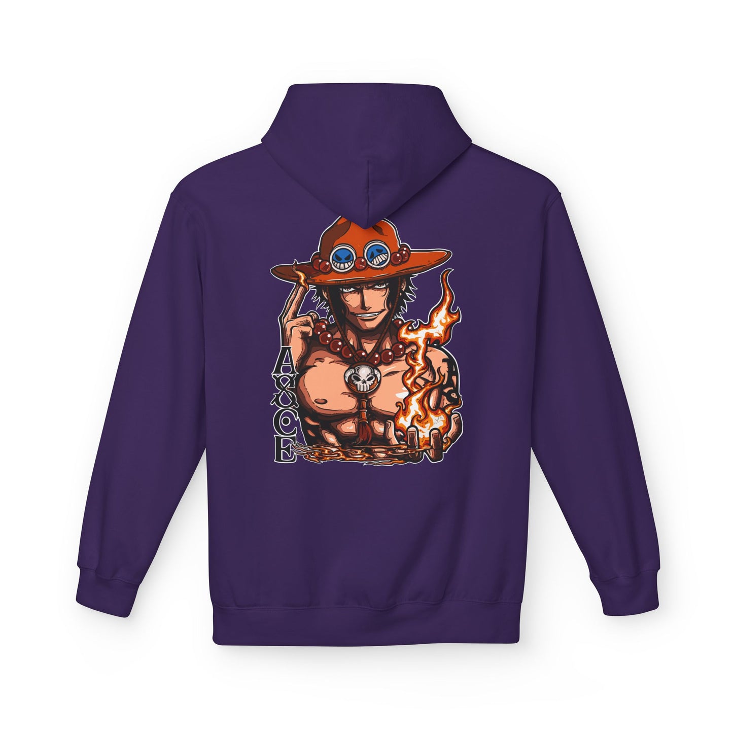 Ace Flame Hoodie — One Piece Anime Pullover