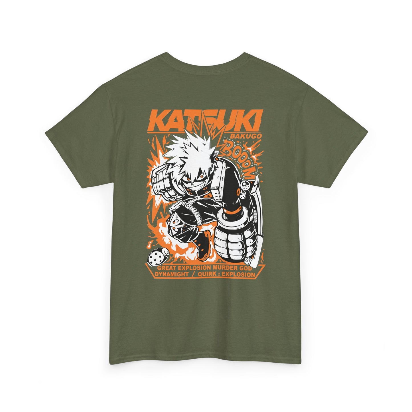 Bakugo Katsuki Graphic Tee — Anime Hero Action T-Shirt