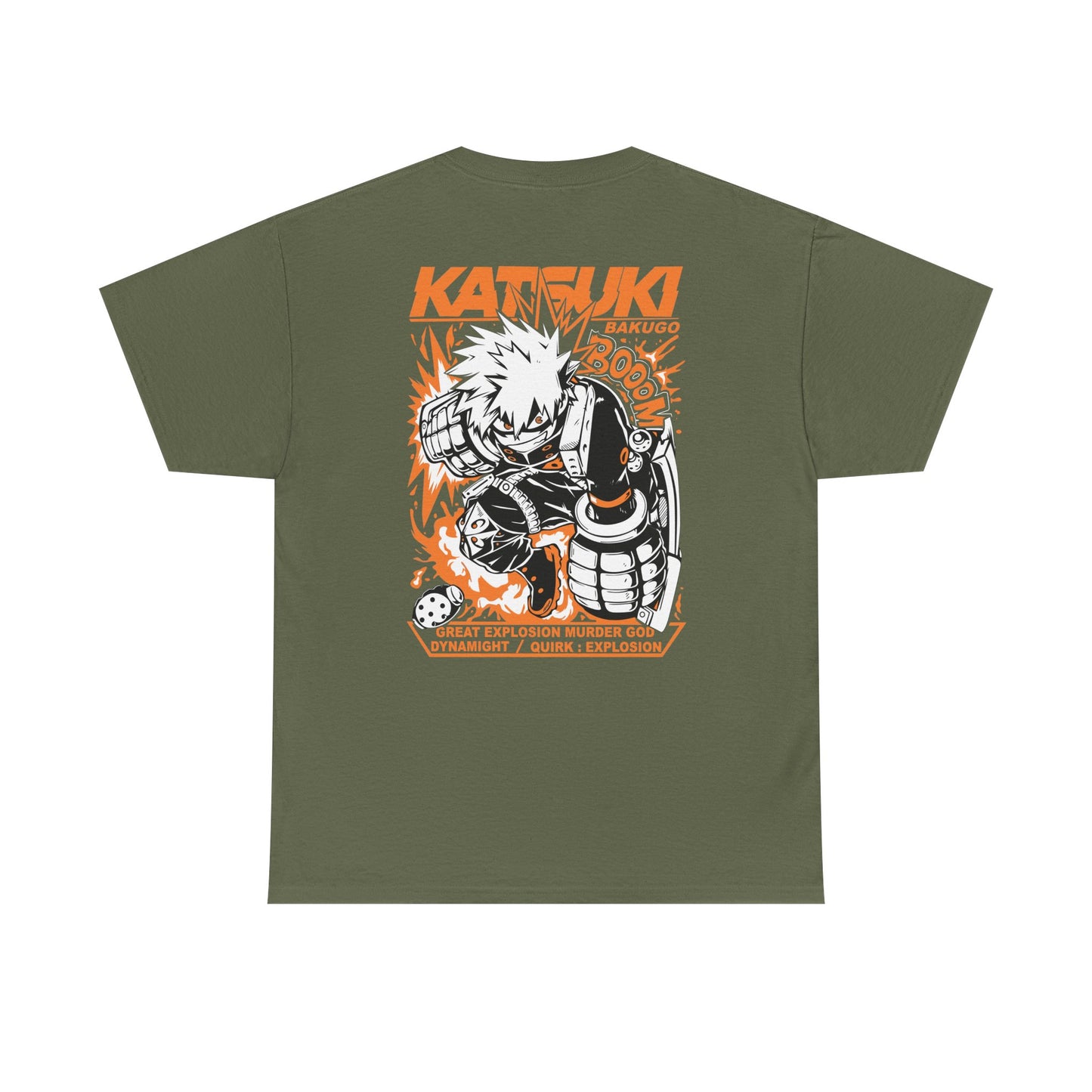 Bakugo Katsuki Graphic Tee — Anime Hero Action T-Shirt