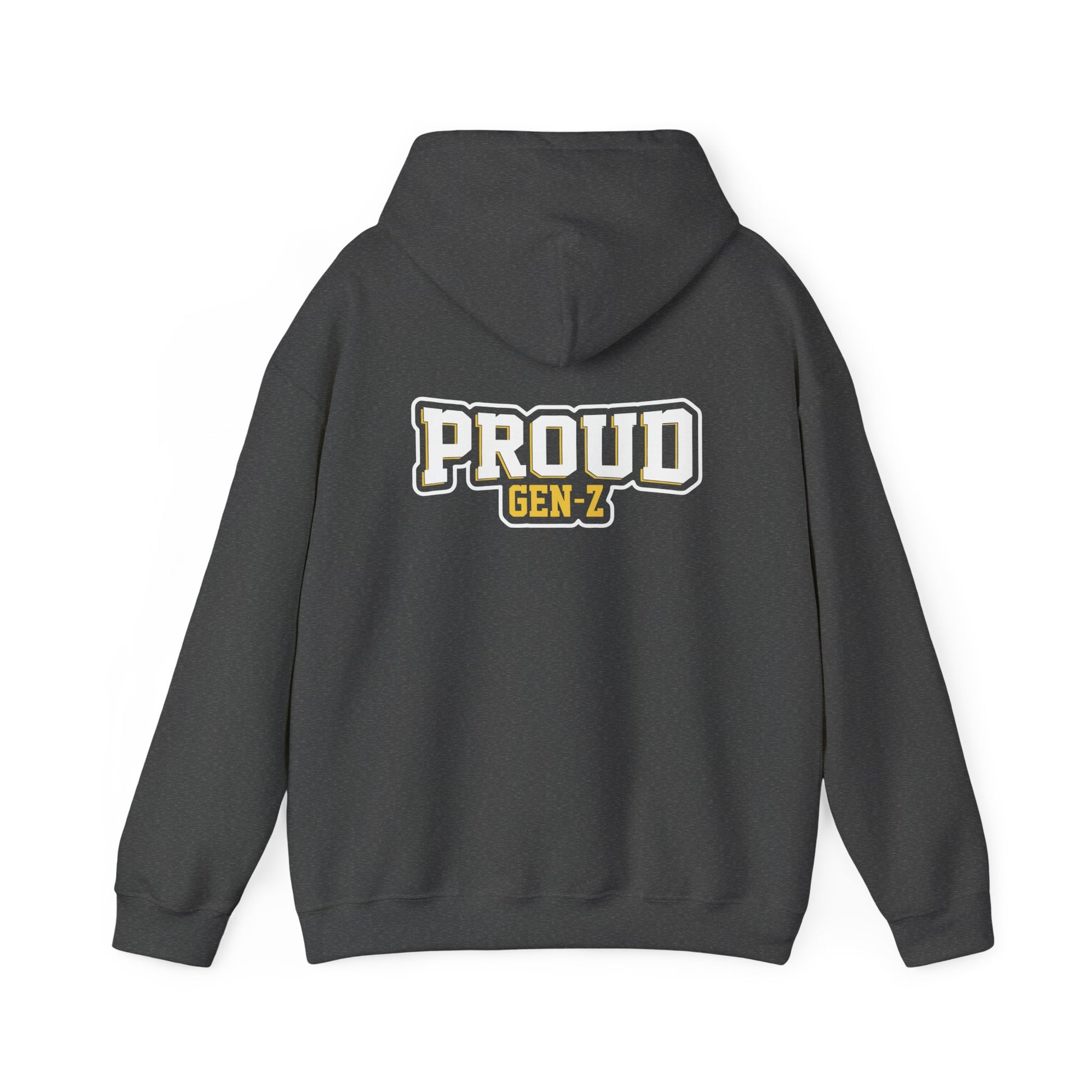 Proud Gen-Z Hoodie, Cozy Streetwear for Teens, Unisex Sweatshirt, Perfect Gift for Graduations, Everyday Casual Wear, Trendy Apparel Printify