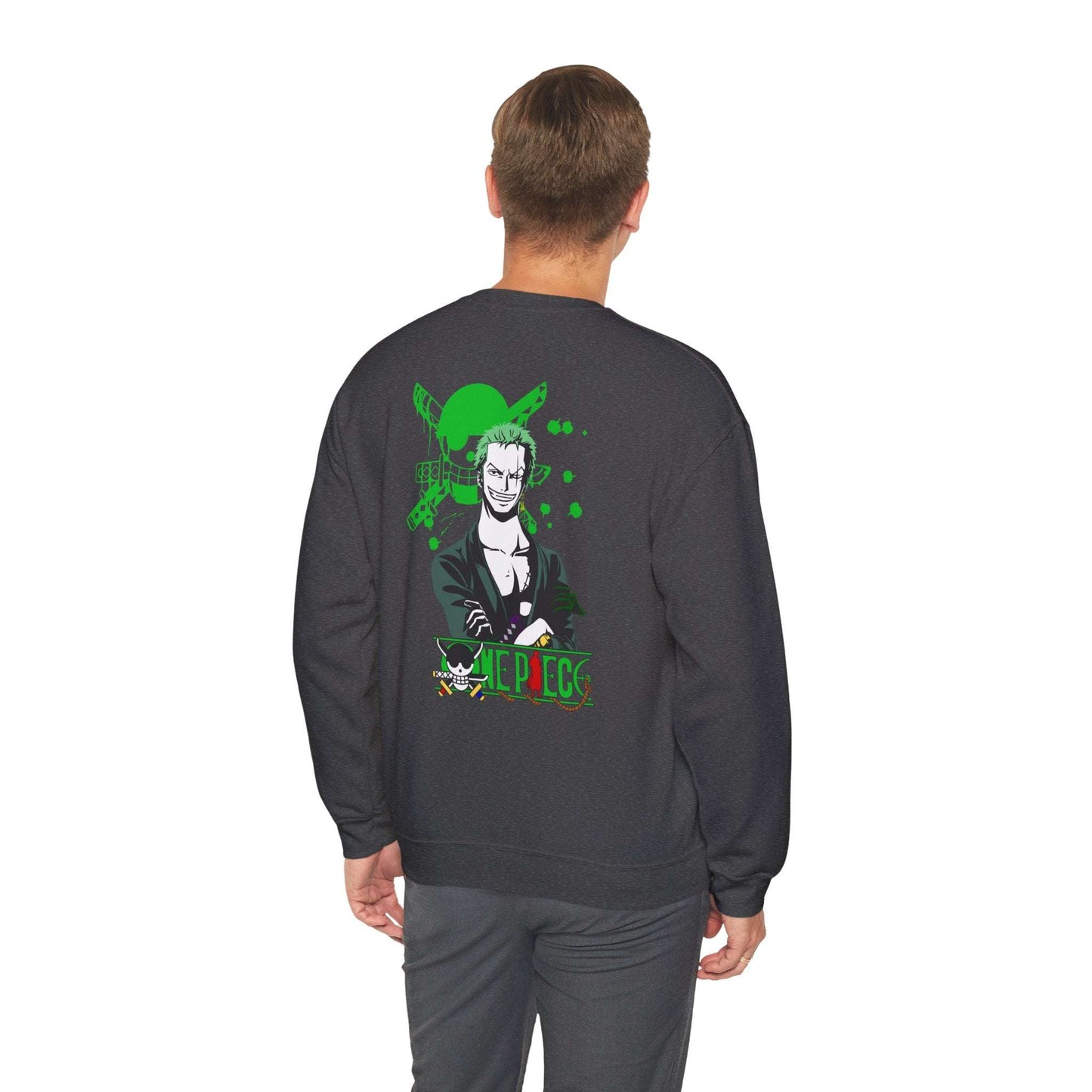 One Piece Zoro Graphic Sweatshirt — Anime Pirate Crewneck Maklenn One Piece Zoro Graphic Sweatshirt — Anime Pirate Crewneck Sweatshirt Maklenn www.maklenn.com India 33.23