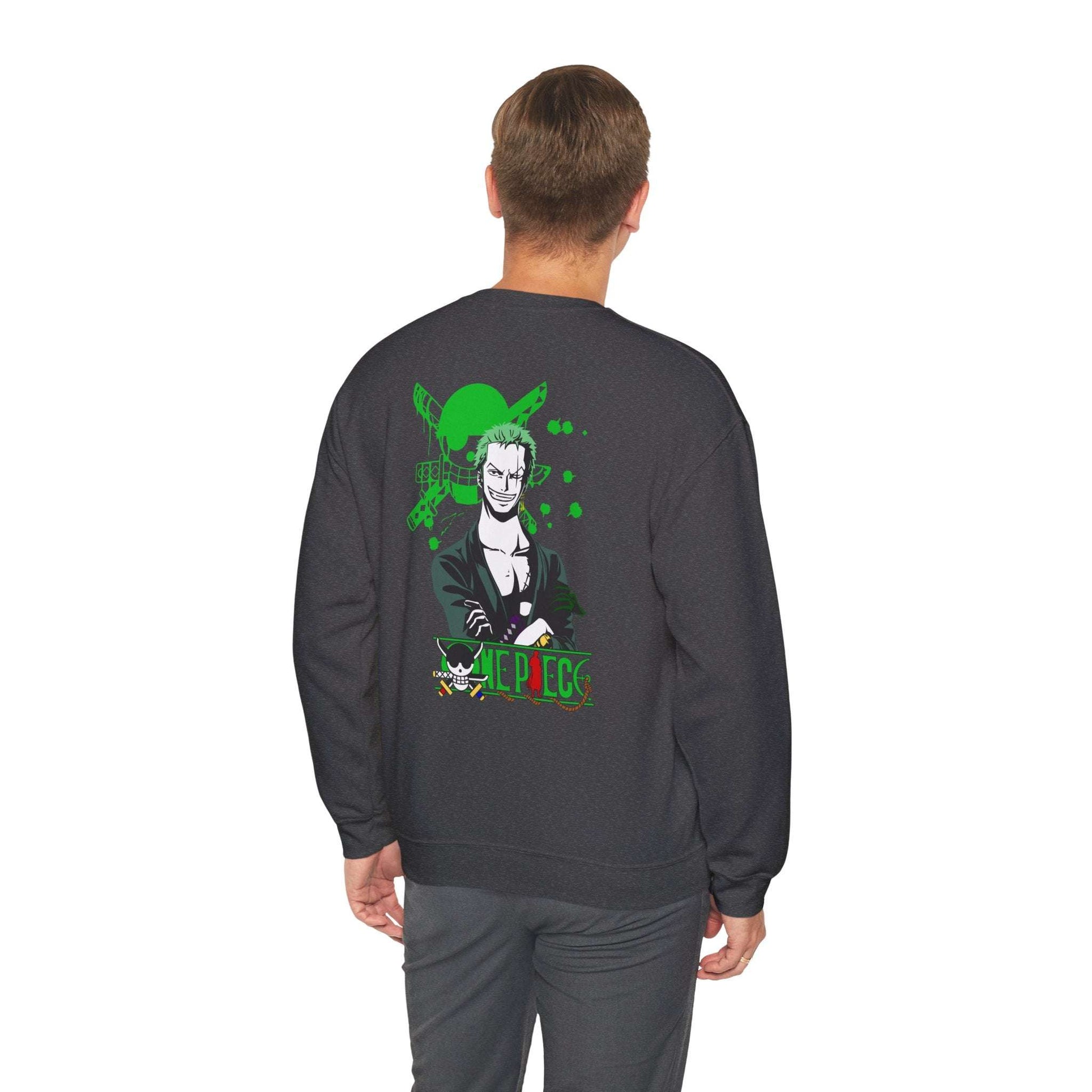 One Piece Zoro Graphic Sweatshirt — Anime Pirate Crewneck Maklenn One Piece Zoro Graphic Sweatshirt — Anime Pirate Crewneck Sweatshirt Maklenn www.maklenn.com India 33.23