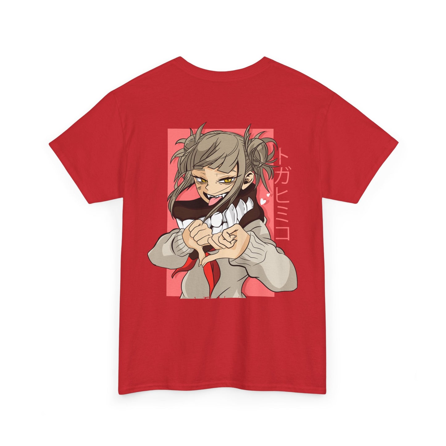 Anime Character Tee — Cute Girl Heart Gesture Graphic T-Shirt