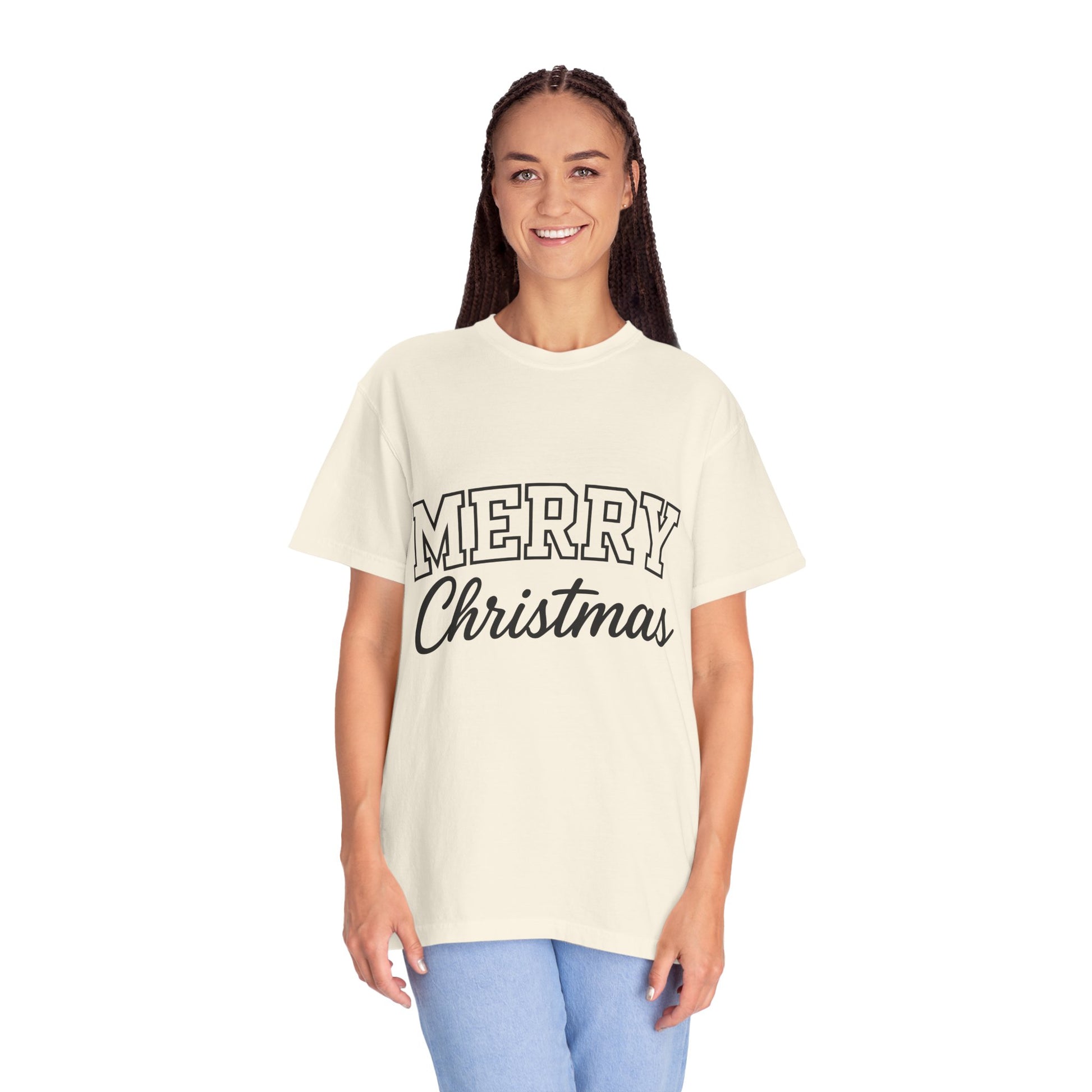 Merry Christmas T-Shirt — Classic Holiday Graphic Tee Printify