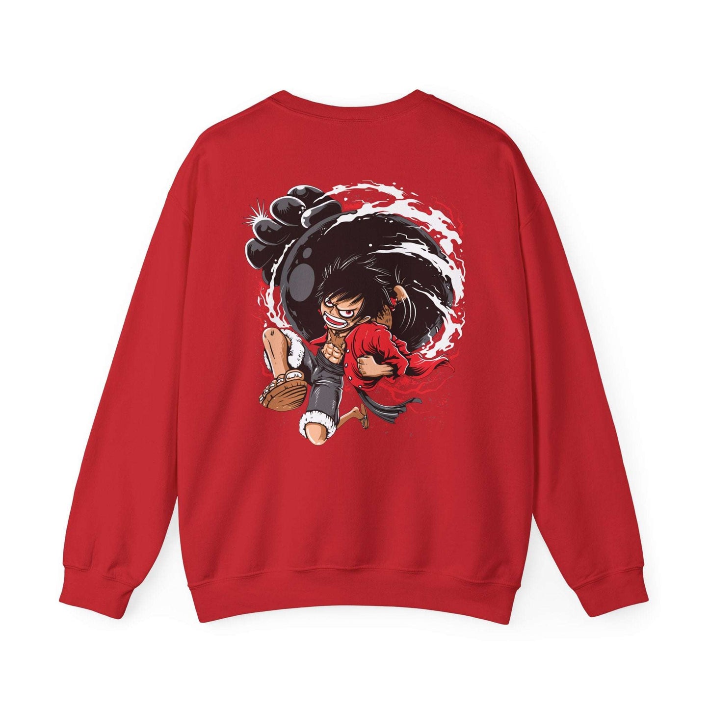 One Piece Luffy Gear 4 Crewneck Sweatshirt — Anime Pirate Straw Hat Design Maklenn One Piece Luffy Gear 4 Crewneck Sweatshirt — Anime Pirate Straw Hat Design Sweatshirt Maklenn www.maklenn.com India 33.23
