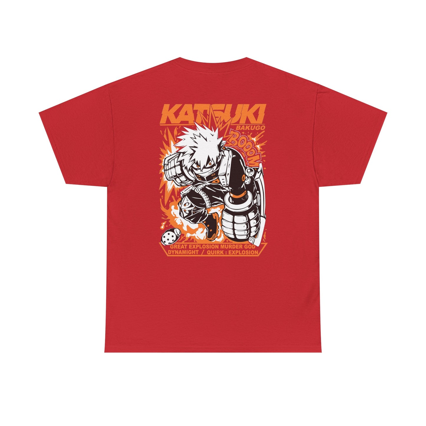 Bakugo Katsuki Graphic Tee — Anime Hero Action T-Shirt