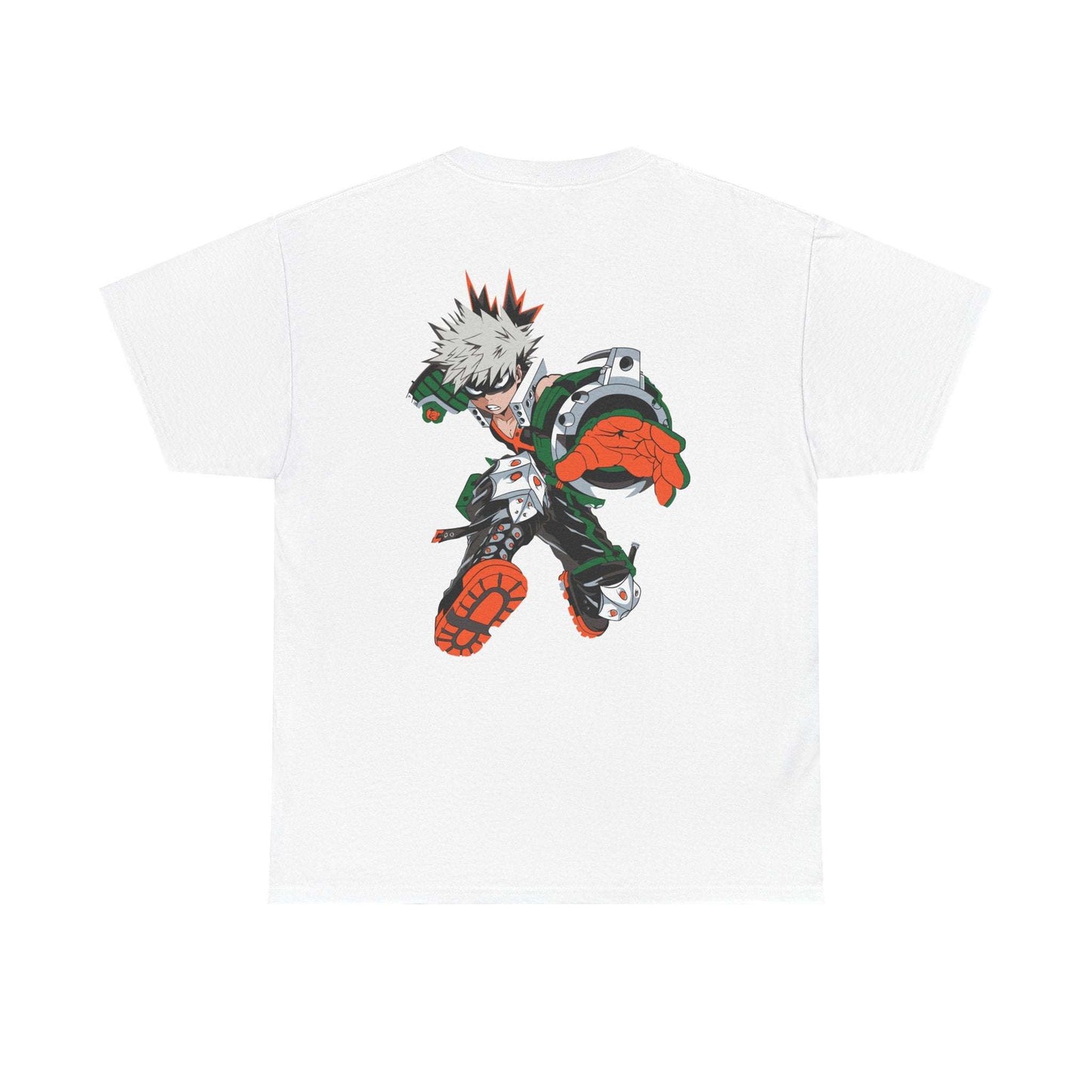 Anime Graphic Tee — Dynamic Action Back Print with Small Chest Logo Maklenn Anime Graphic Tee — Dynamic Action Back Print with Small Chest Logo T-Shirt Maklenn www.maklenn.com India 21.80