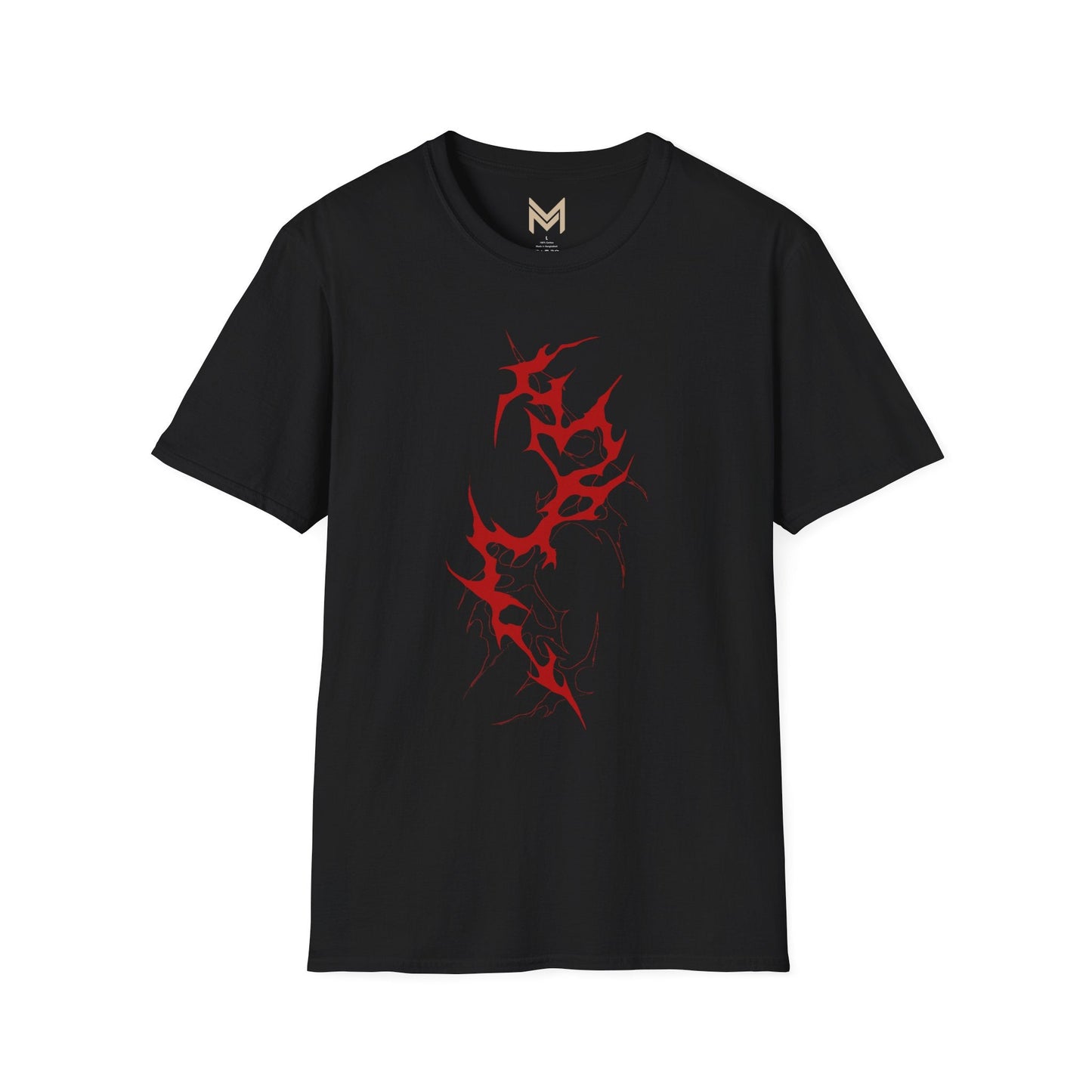 Unisex Graphic T-Shirt - Edgy Red Design, Casual Wear, Streetwear, Gift for Him/Her, Trendy Fashion, Everyday Style Printify