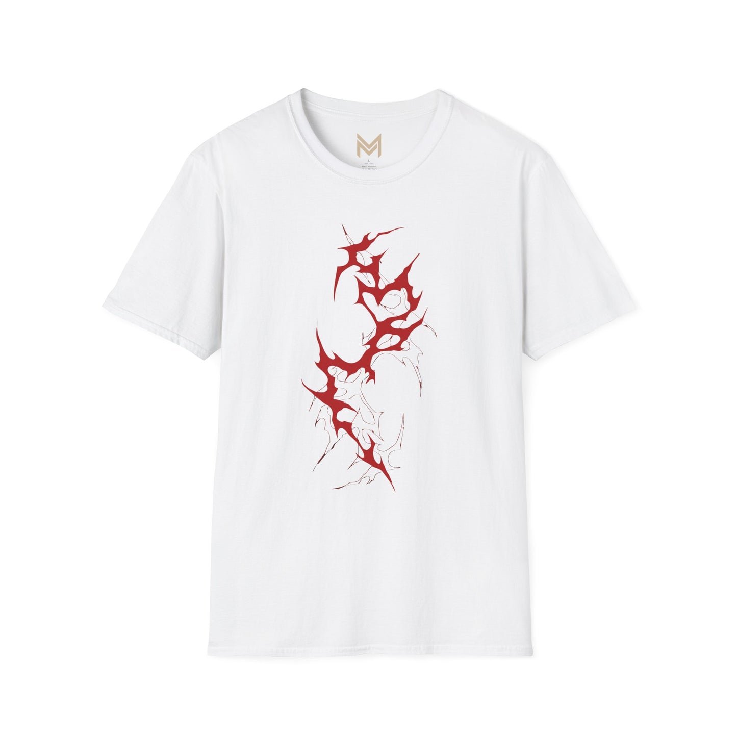 Unisex Graphic T-Shirt - Edgy Red Design, Casual Wear, Streetwear, Gift for Him/Her, Trendy Fashion, Everyday Style Printify