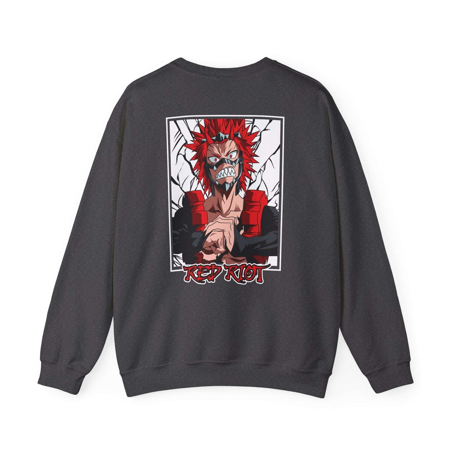 Crewneck Sweatshirt — Red Riot Anime Graphic (Keep Riot) Maklenn Crewneck Sweatshirt — Red Riot Anime Graphic (Keep Riot) Sweatshirt Maklenn www.maklenn.com India 33.23