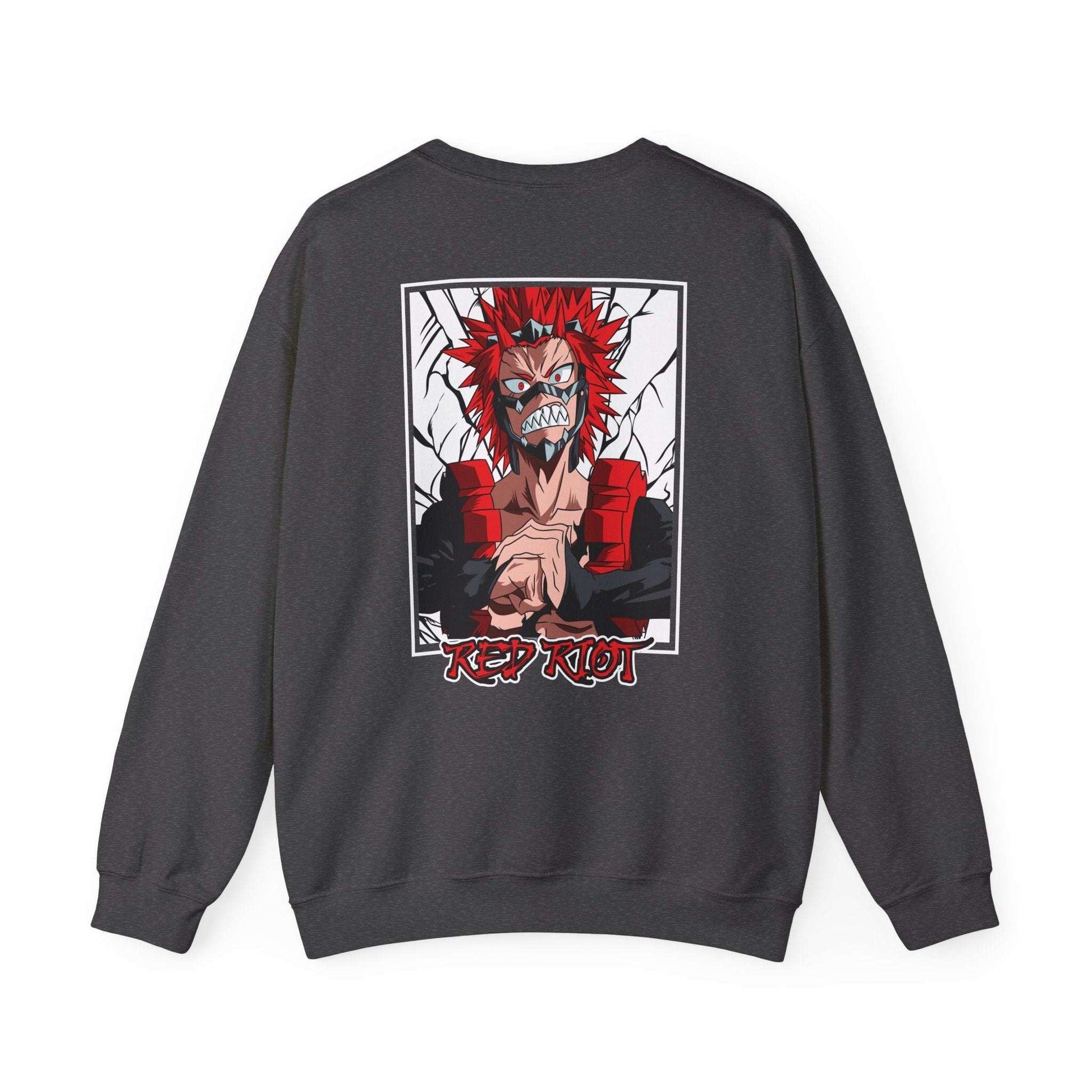Crewneck Sweatshirt — Red Riot Anime Graphic (Keep Riot) Maklenn Crewneck Sweatshirt — Red Riot Anime Graphic (Keep Riot) Sweatshirt Maklenn www.maklenn.com India 33.23