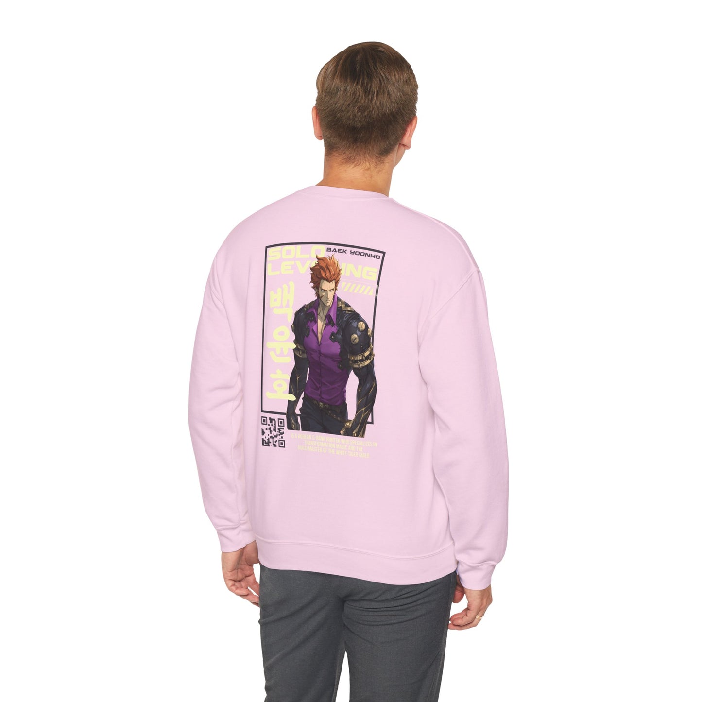 Solo Leveling Crewneck Sweatshirt — Anime Character Graphic Pullover