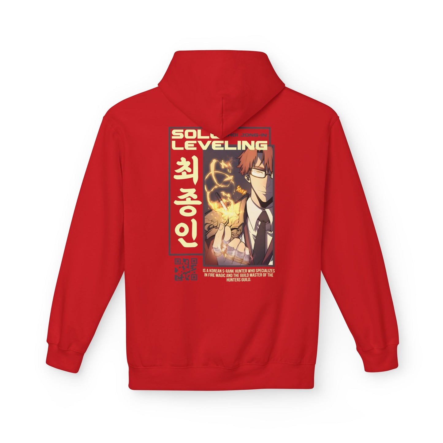 Solo Leveling Hoodie — Anime Graphic Pullover with Sung Jin-Woo Art