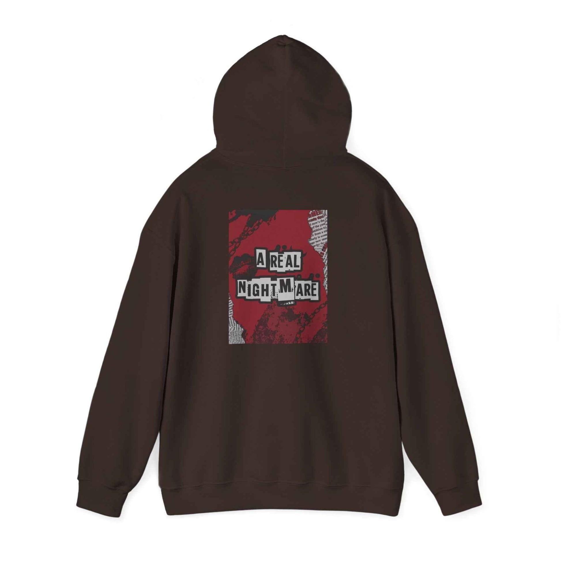 A Real Nightmare Hoodie - Cozy Unisex Sweatshirt for Halloween, Casual Wear, Gifts, Fall Fashion, Party,USA trend, Mens hoodie us,Australia genz edition,Canada online hoodie fashion