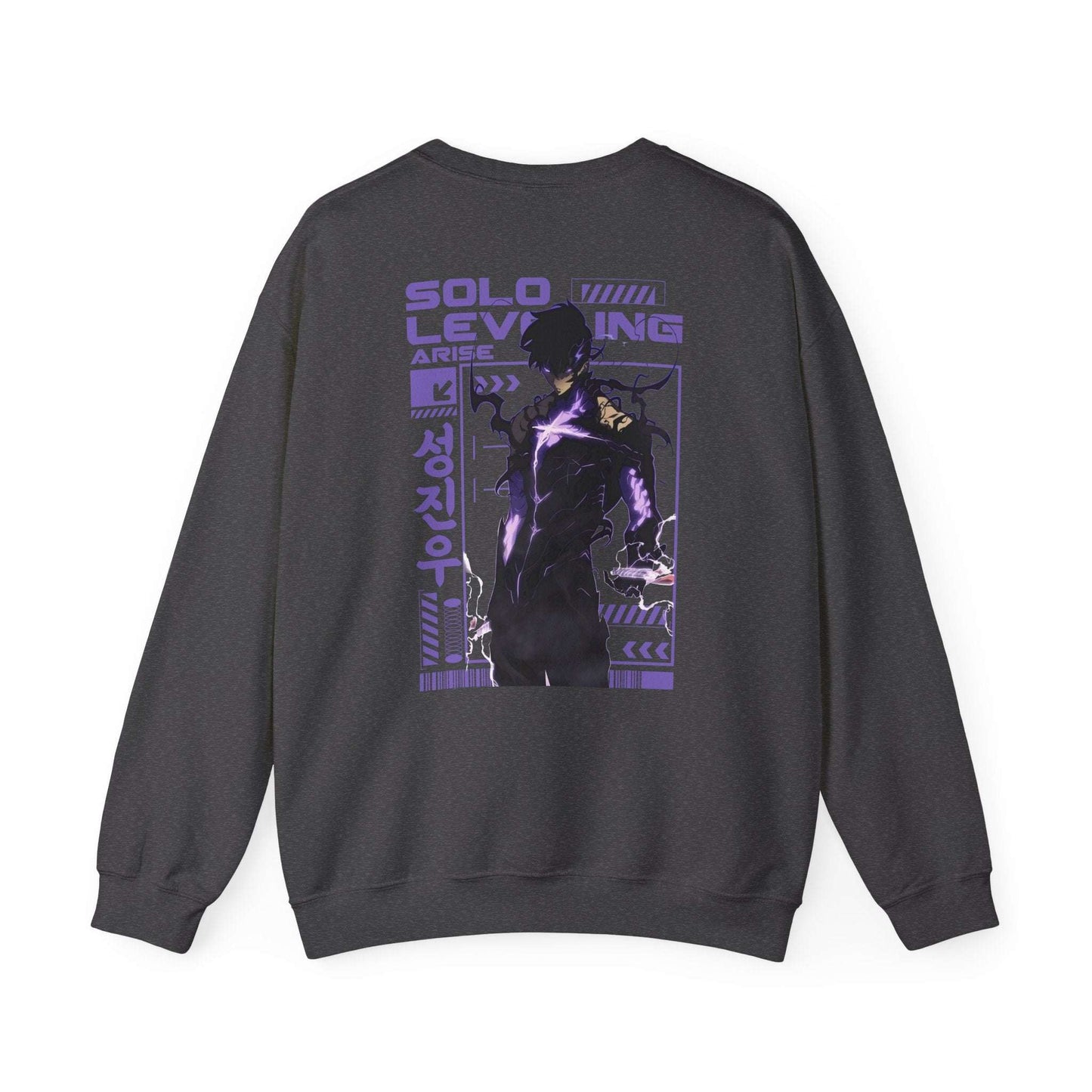 Solo Leveling Crewneck Sweatshirt — Anime Graphic Pullover Maklenn Solo Leveling Crewneck Sweatshirt — Anime Graphic Pullover Sweatshirt Maklenn www.maklenn.com India 45.99