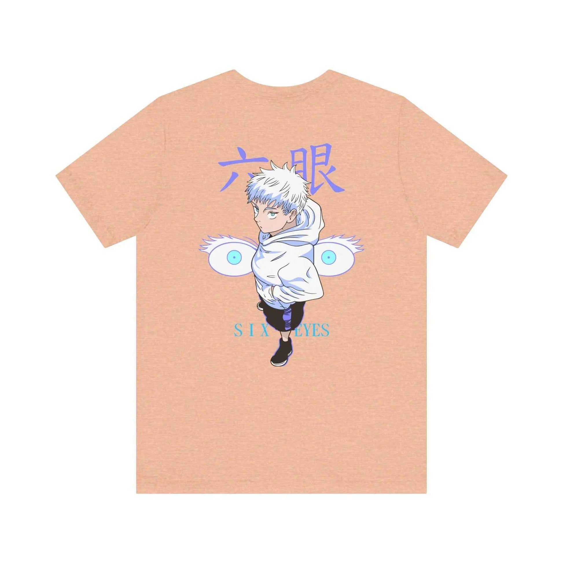 Anime Short Sleeve Tee, Jujustu Kaisen Shirt, Cosplay Tee, Gift for Anime Lovers, Stylish Graphic T-Shirt, Casual Wear