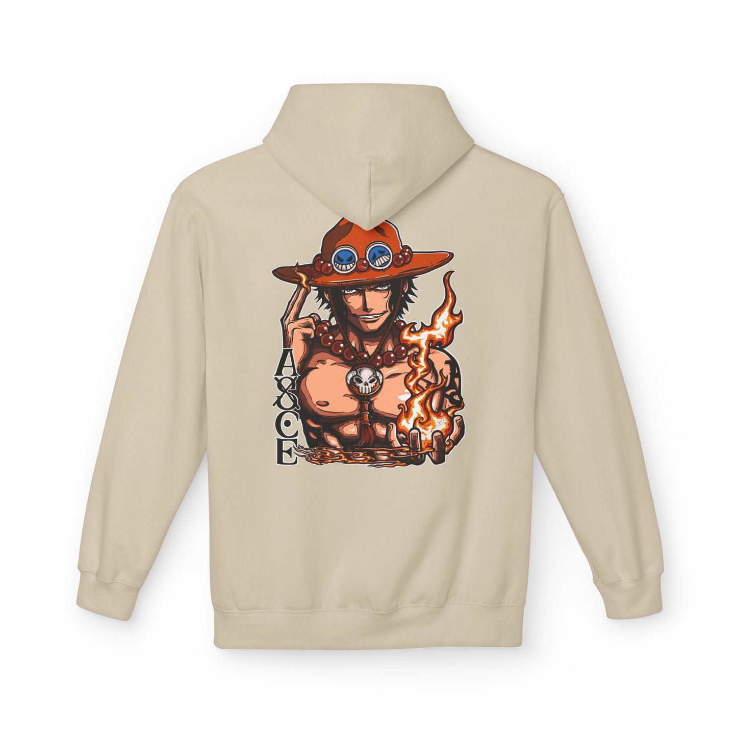 Ace Flame Hoodie — One Piece Anime Pullover
