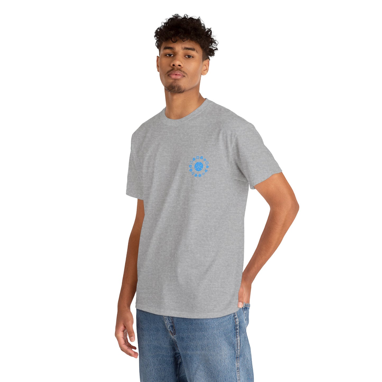 Anime Eyes Graphic Tee — Manga Character Panel Back Print