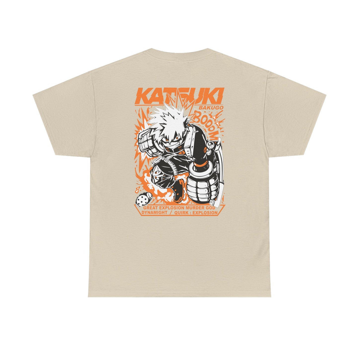 Bakugo Katsuki Graphic Tee — Anime Hero Action T-Shirt