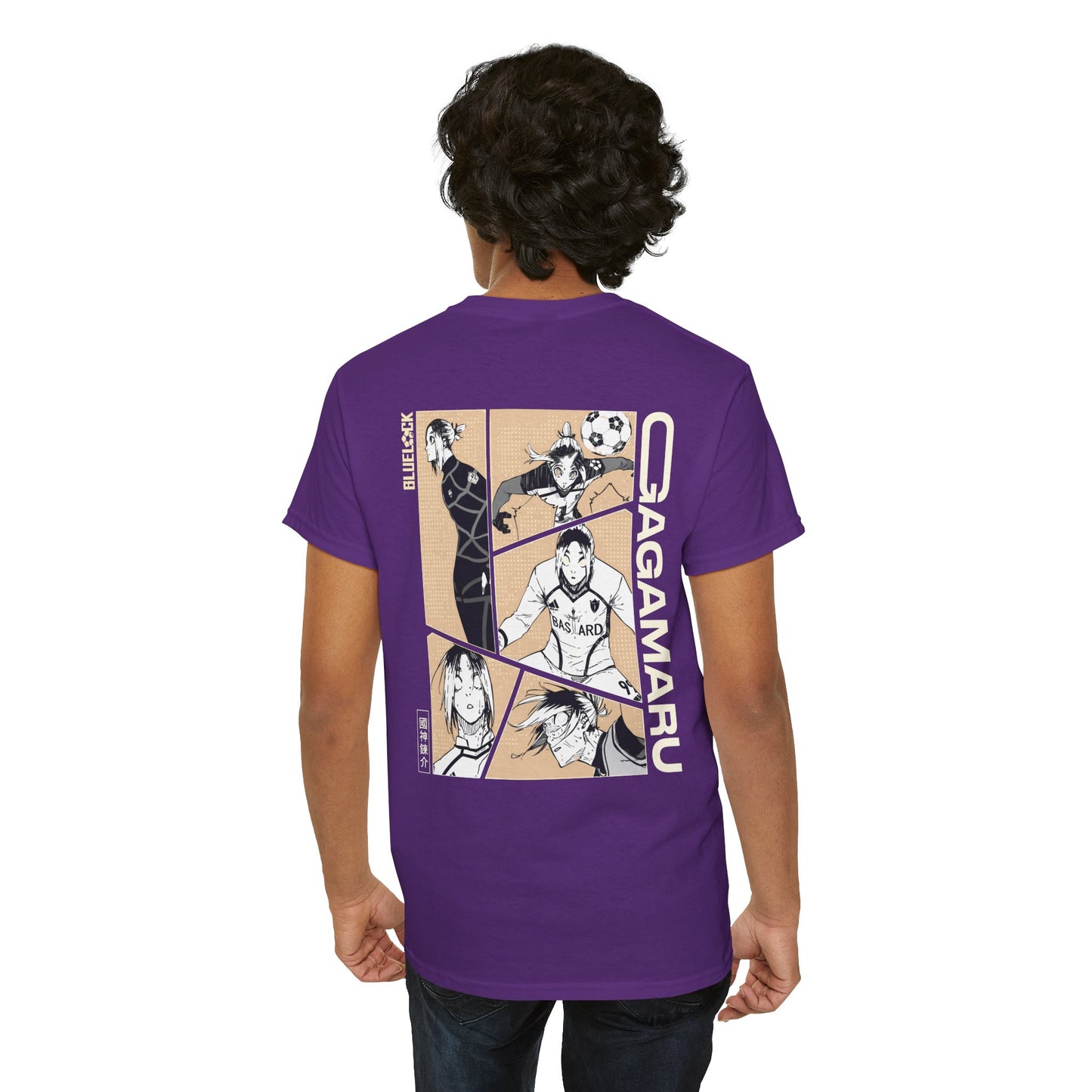 Gagamaru "Wall" Blue Lock Heavyweight Tee | Maklenn