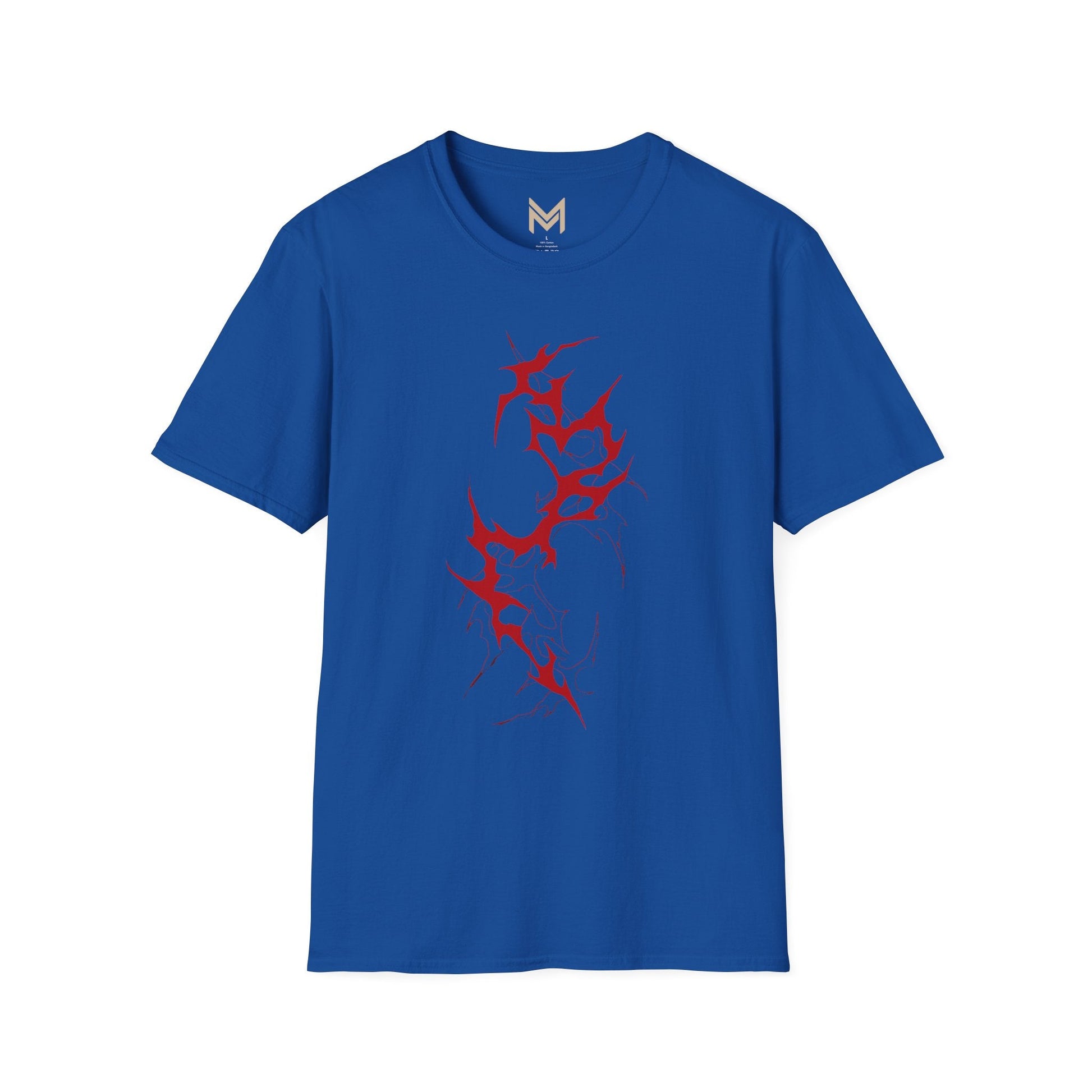 Unisex Graphic T-Shirt - Edgy Red Design, Casual Wear, Streetwear, Gift for Him/Her, Trendy Fashion, Everyday Style Printify