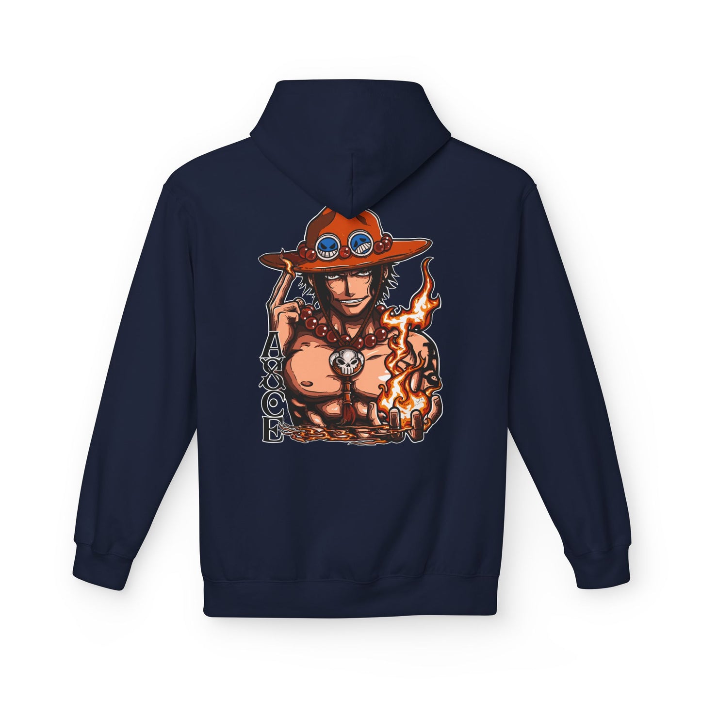 Ace Flame Hoodie — One Piece Anime Pullover