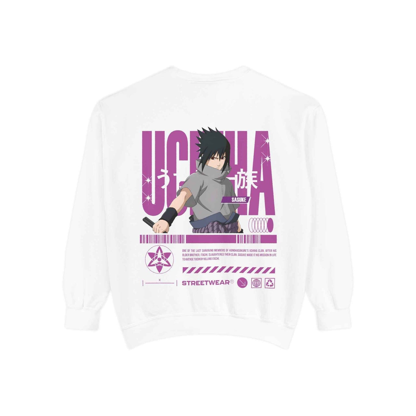 Sweatshirt - Uchiha Sasuke Anime Streetwear