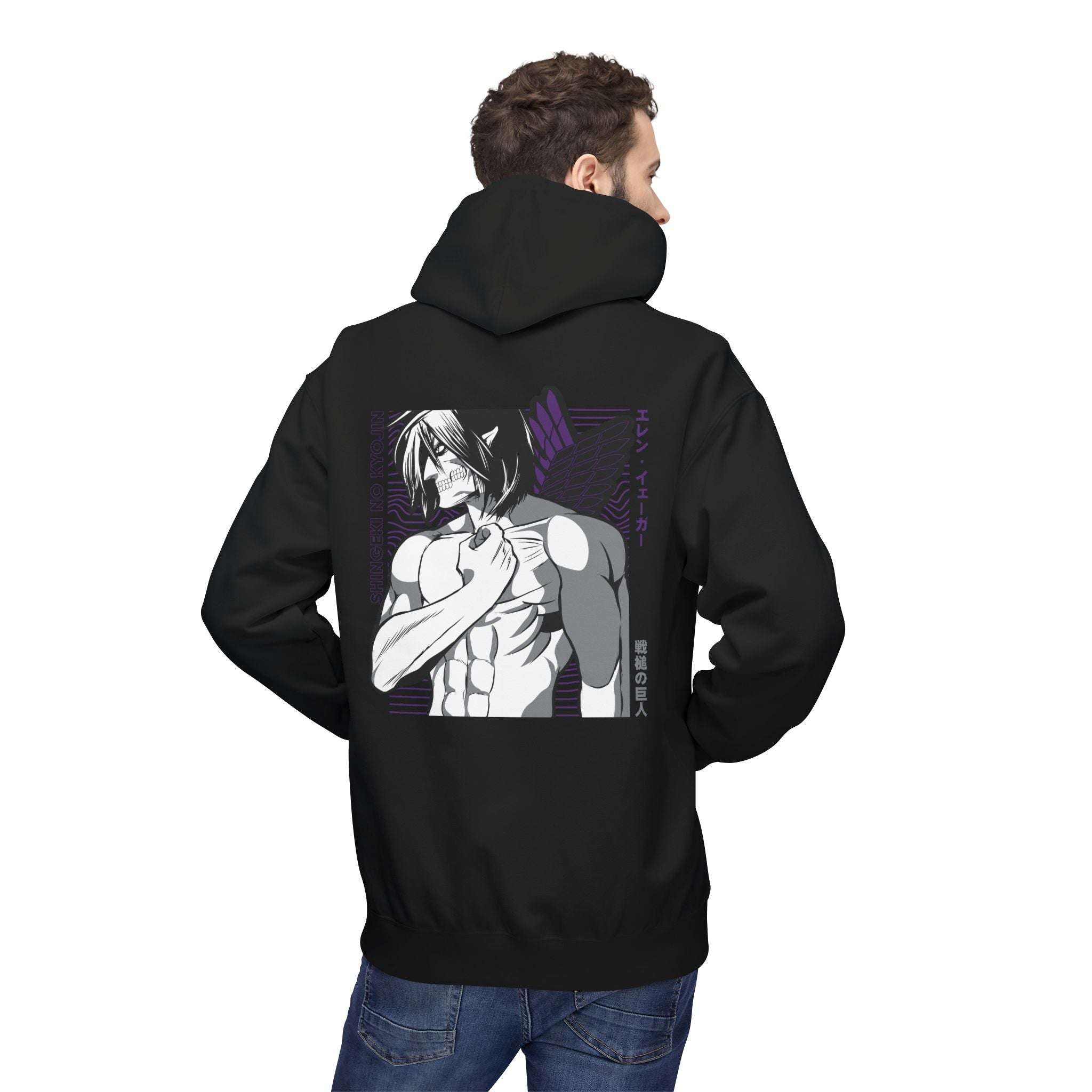 Eren - Attack on Titan Maklenn Eren - Attack on Titan Hoodie Maklenn www.maklenn.com India 39.87