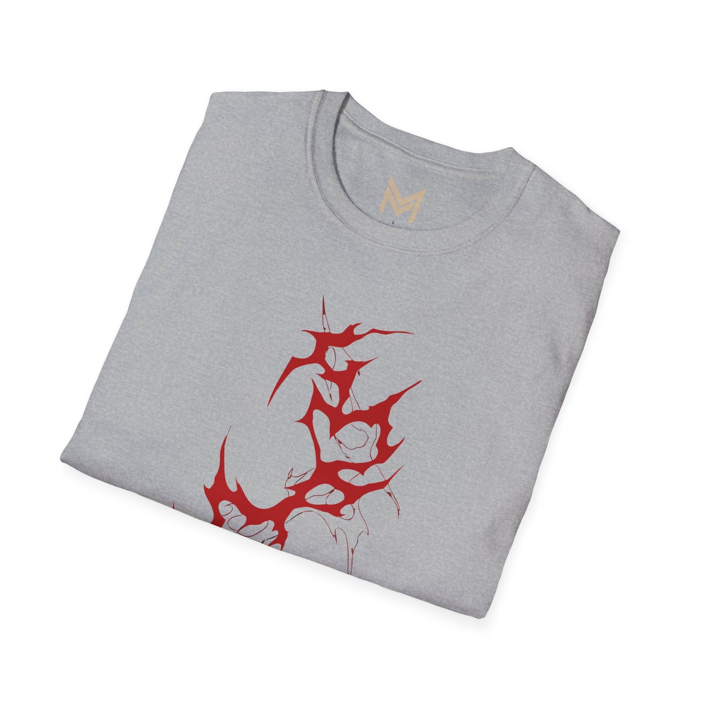 Unisex Graphic T-Shirt - Edgy Red Design, Casual Wear, Streetwear, Gift for Him/Her, Trendy Fashion, Everyday Style Printify