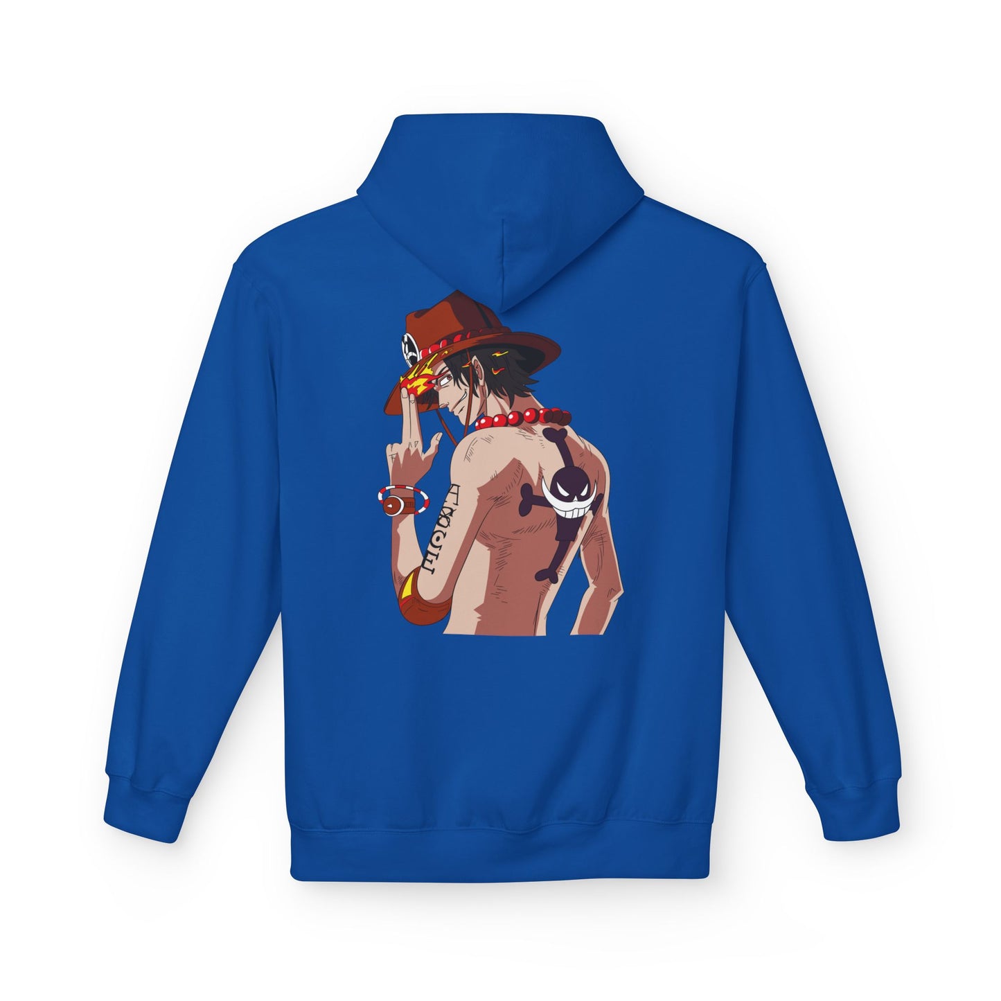 One Piece Ace Graphic Hoodie — Anime Pirate Crew Sweatshirt
